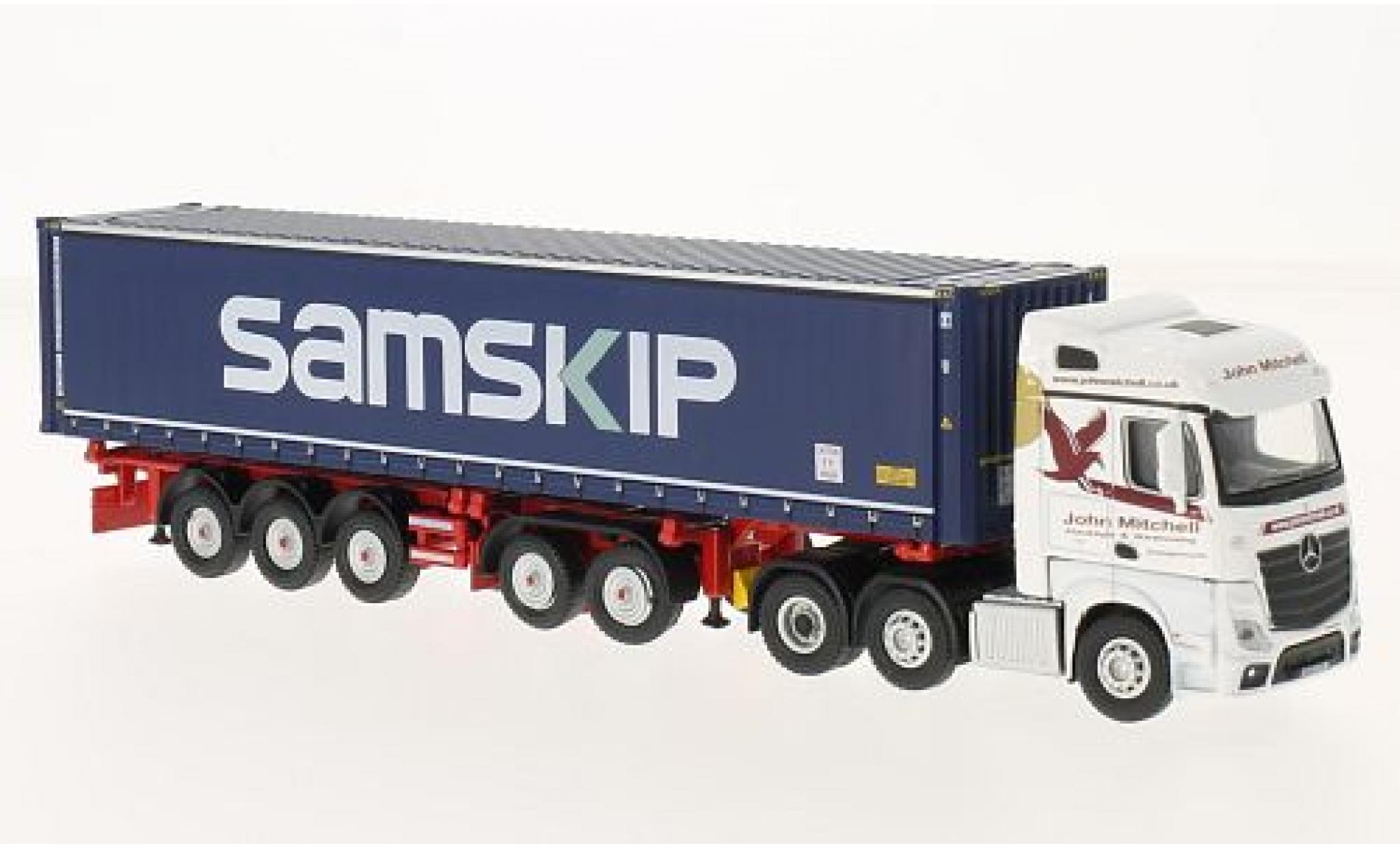 Mercedes Actros 1/76 Oxford SSC D-TEC RHD John Mitc/Samskip diecast model cars