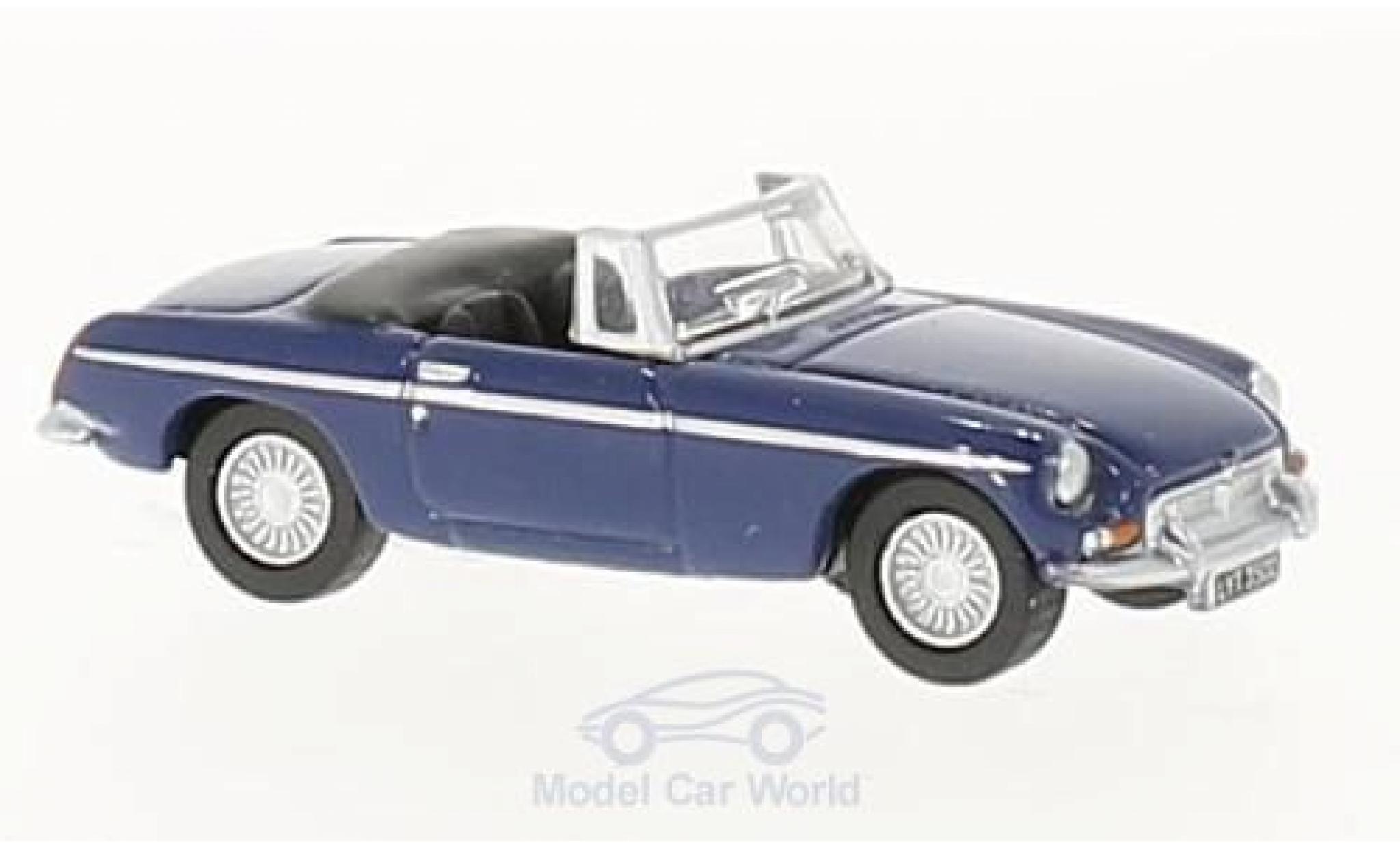 MG B 1/76 Oxford Roadster blue RHD diecast model cars