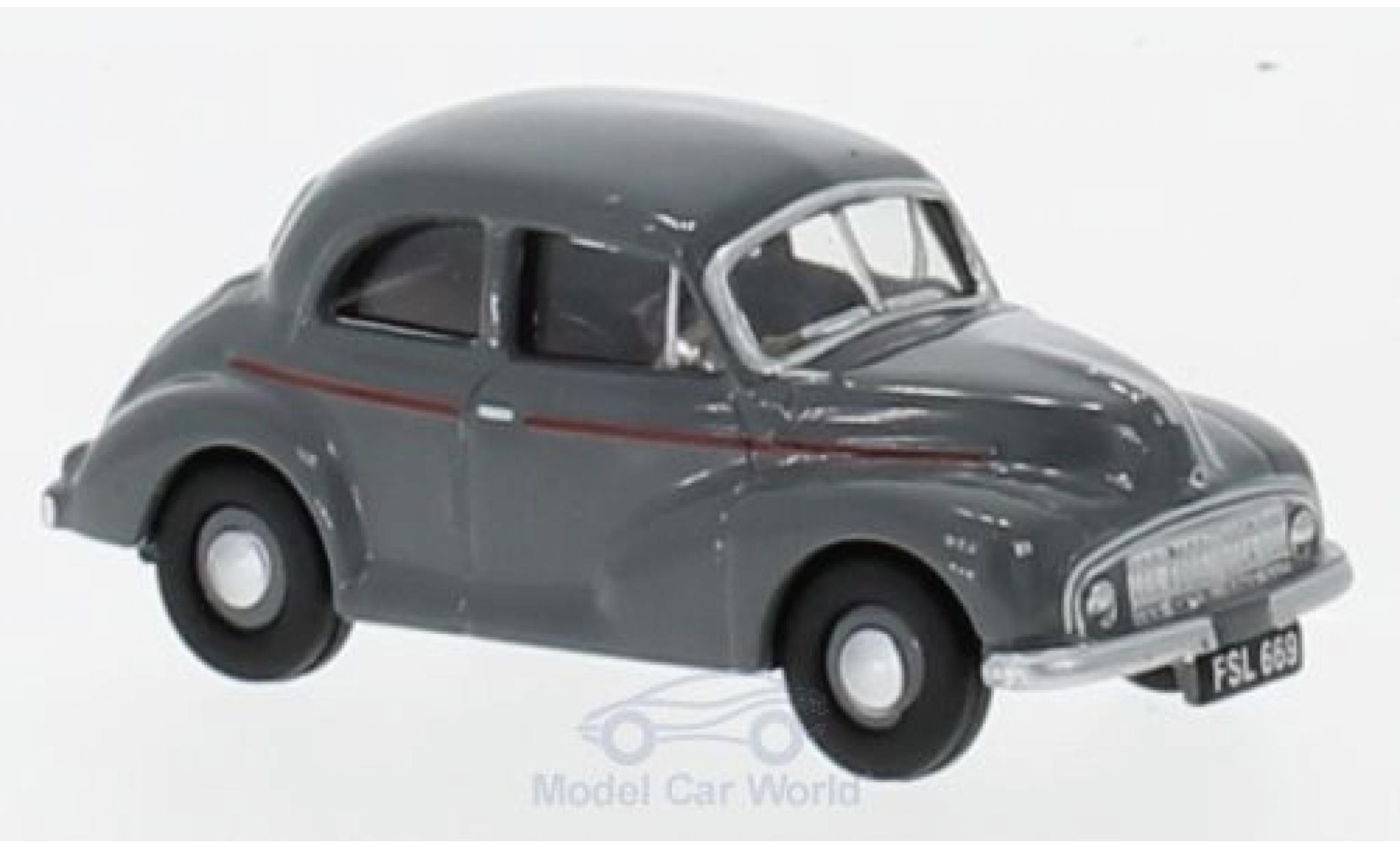 Morris Minor 1/76 Oxford Saloon grey diecast model cars