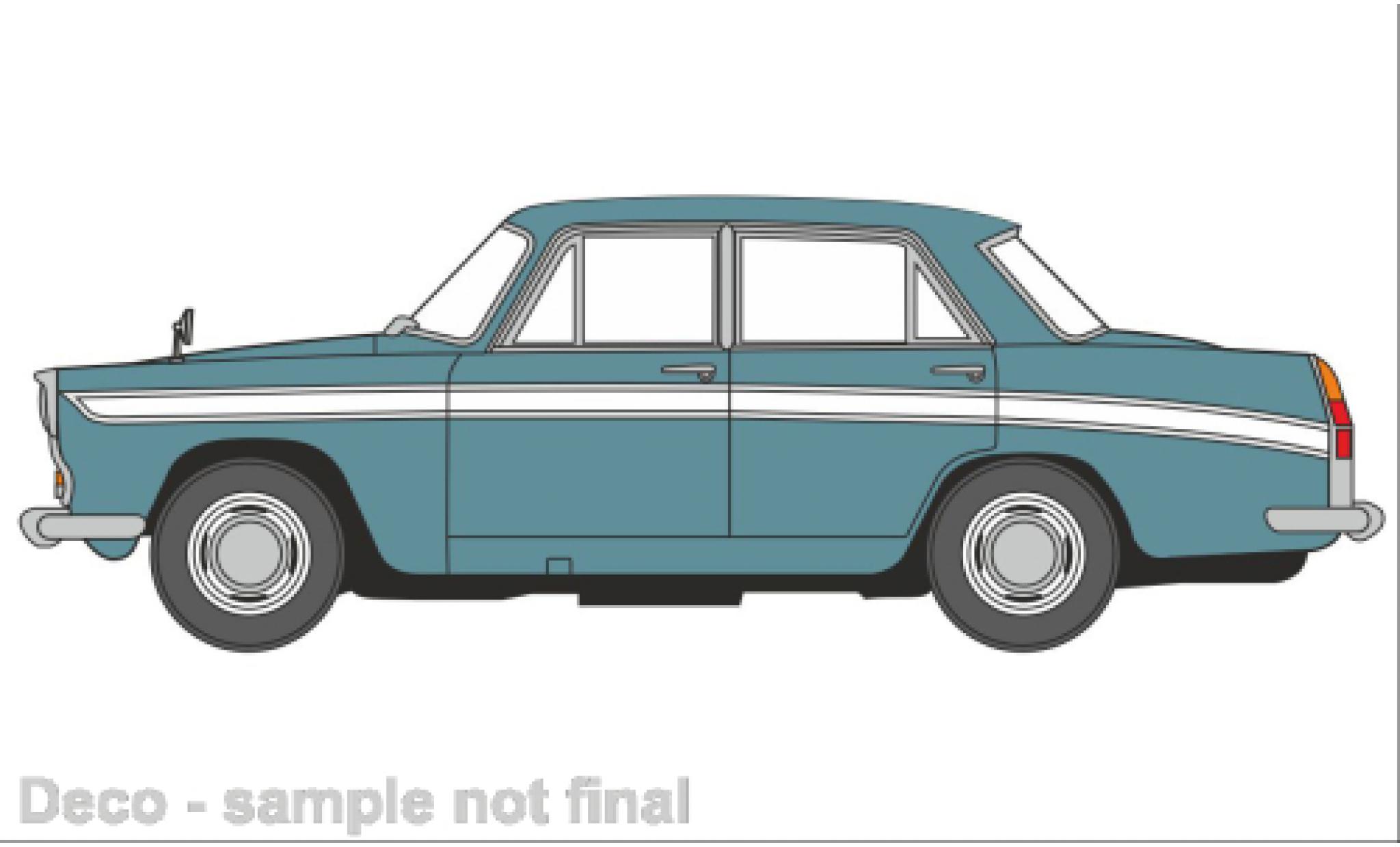 Austin Cambridge 1/76 Oxford turquoise clair/white diecast model cars