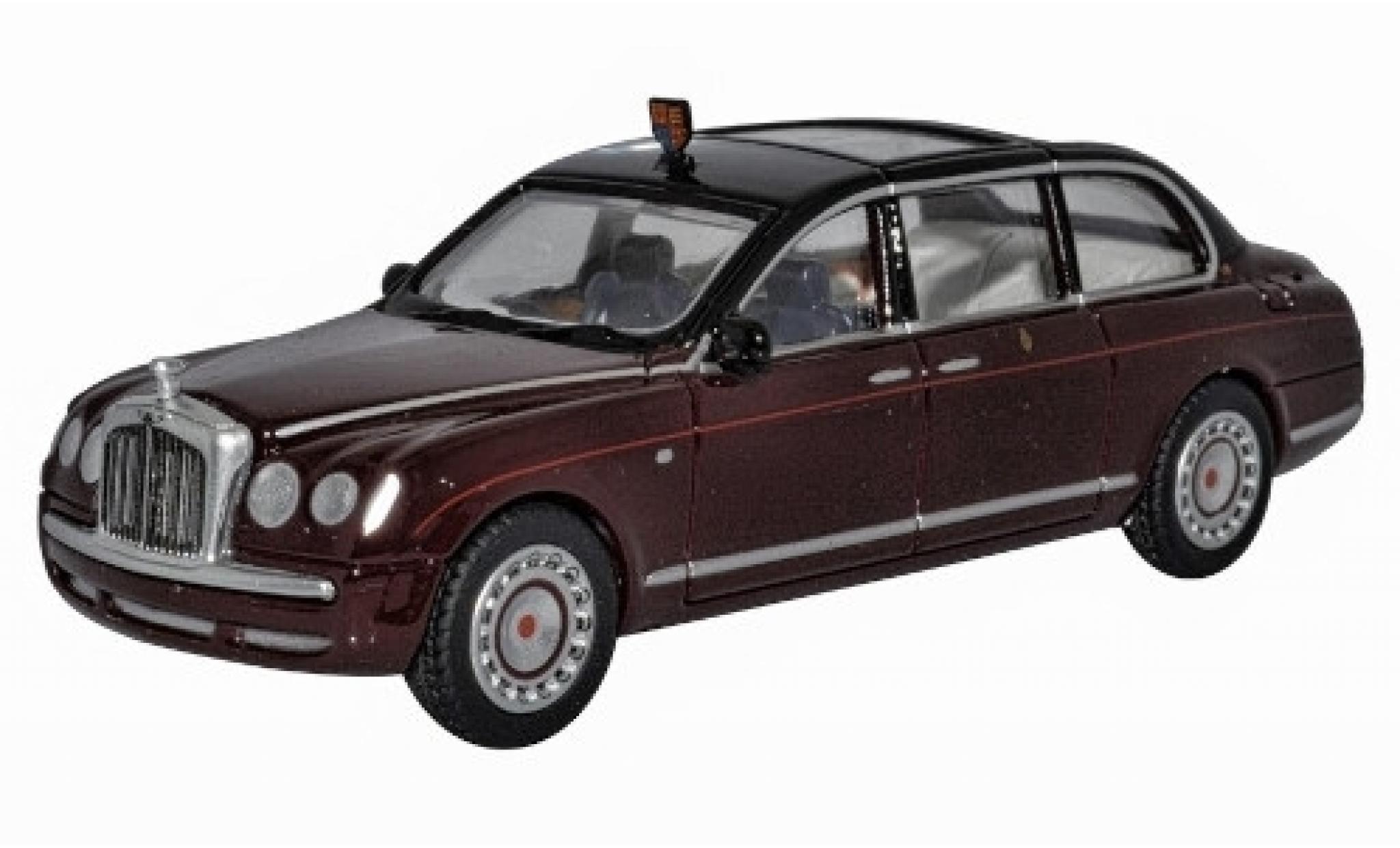 Bentley State 1/76 Oxford Limousine red fonc&eacute;/black RHD Queen Elizabeth II. diecast model cars
