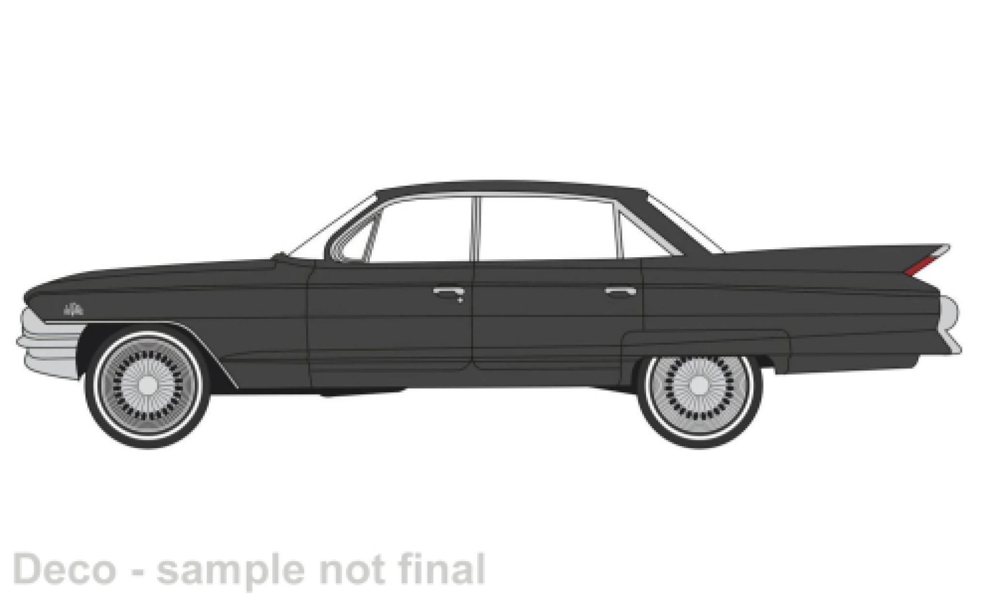 Cadillac Sedan 1/87 Oxford DeVille black 1961 diecast model cars
