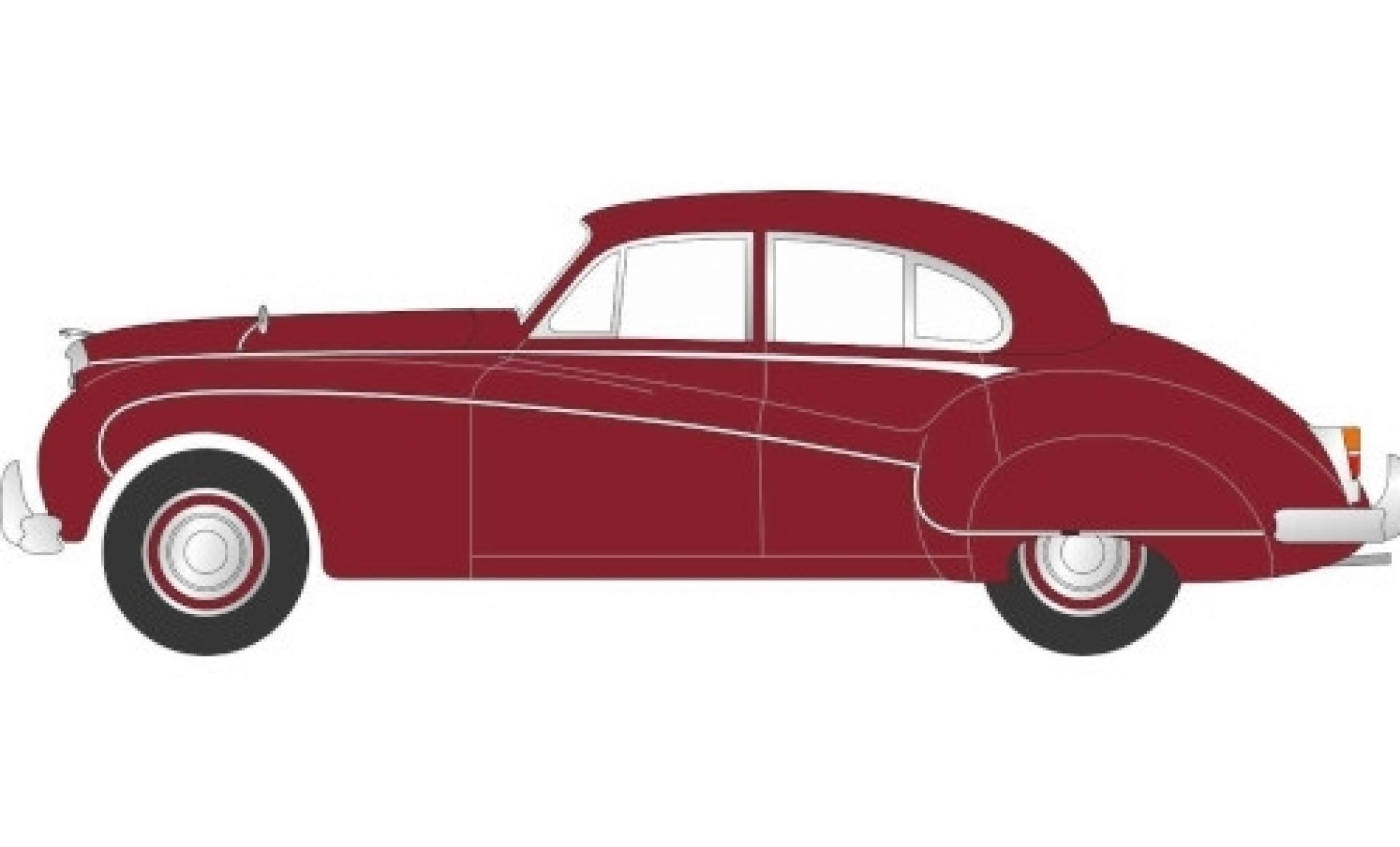 Jaguar MK 1/43 Oxford Mk IX red RHD diecast model cars