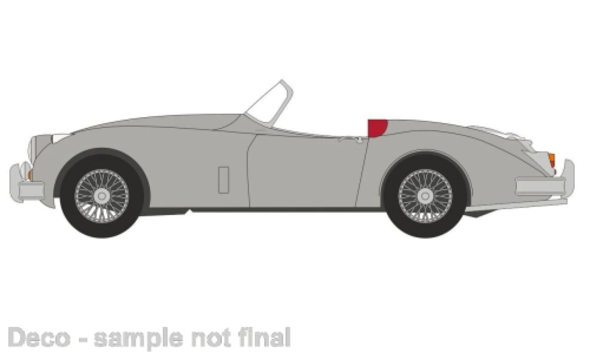 Jaguar XK 1/43 Oxford 150 Roadster grey clair RHD diecast model cars