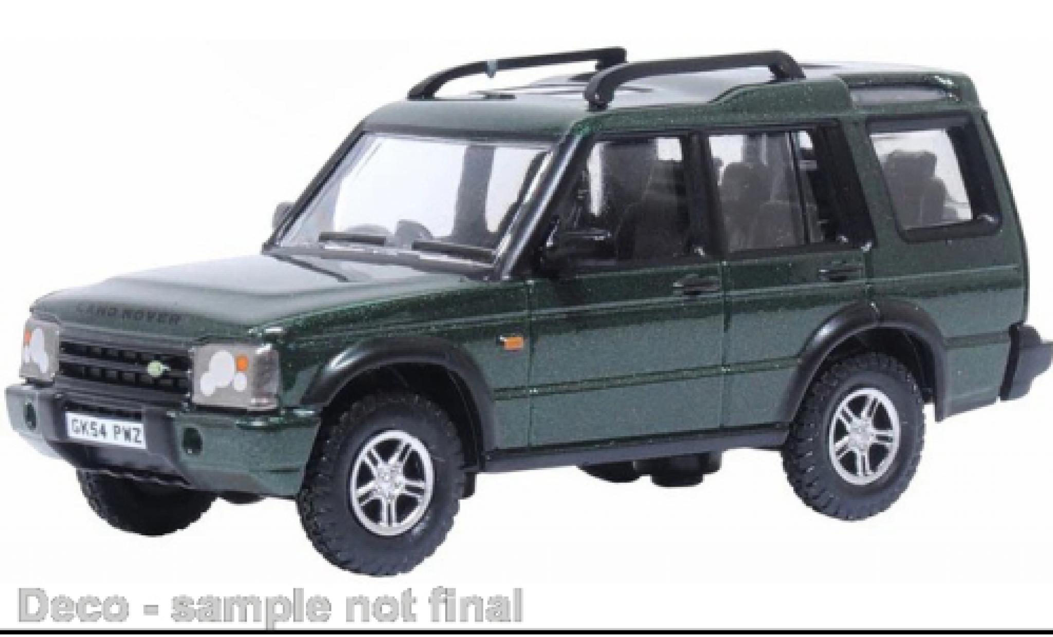 Land Rover Discovery 1/76 Oxford 2 blue fonc&eacute; diecast model cars