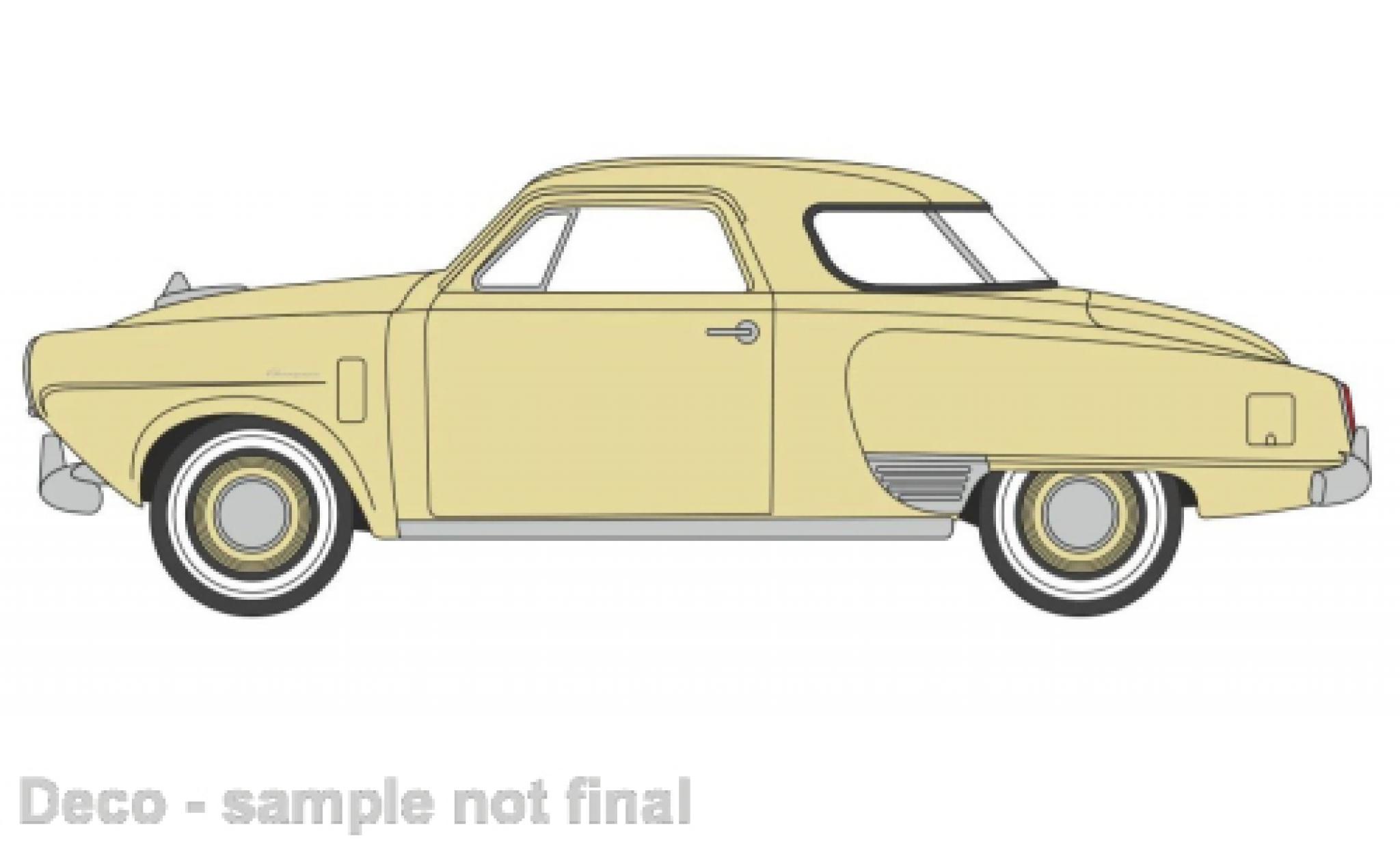 Studebaker Champion 1/87 Oxford Starlight Coupe beige 1950 diecast model cars