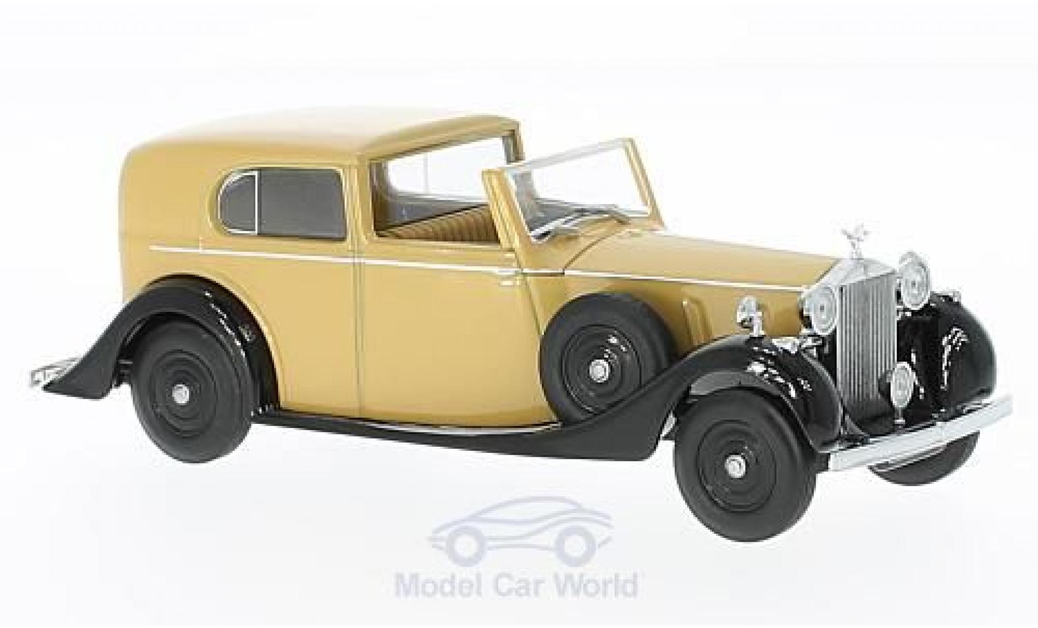 Rolls Royce Phantom 1/43 Oxford III Sedanca de Ville Mulliner brown/black RHD diecast model cars