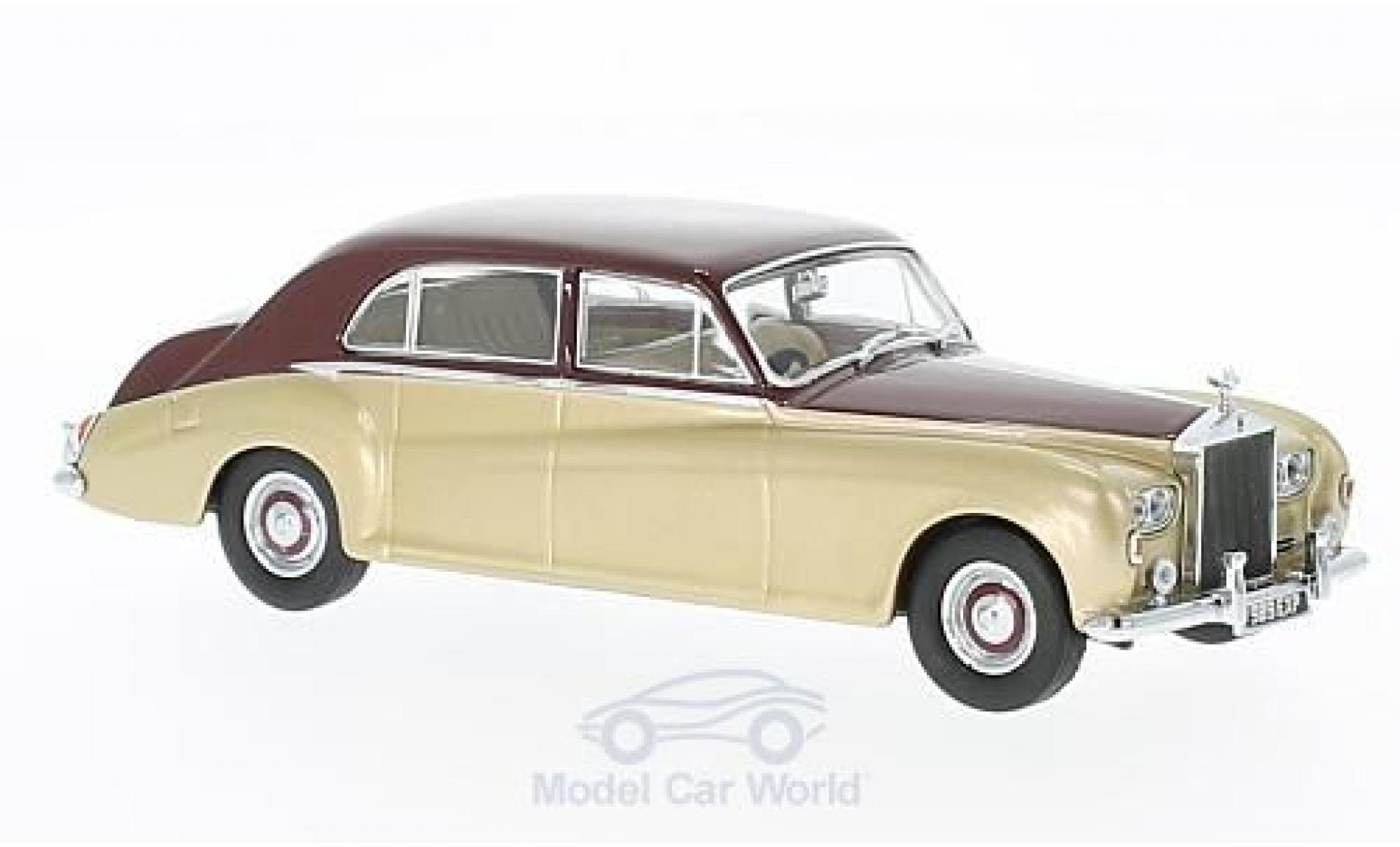 Rolls Royce Phantom 1/43 Oxford V James Young gold/red RHD diecast model cars