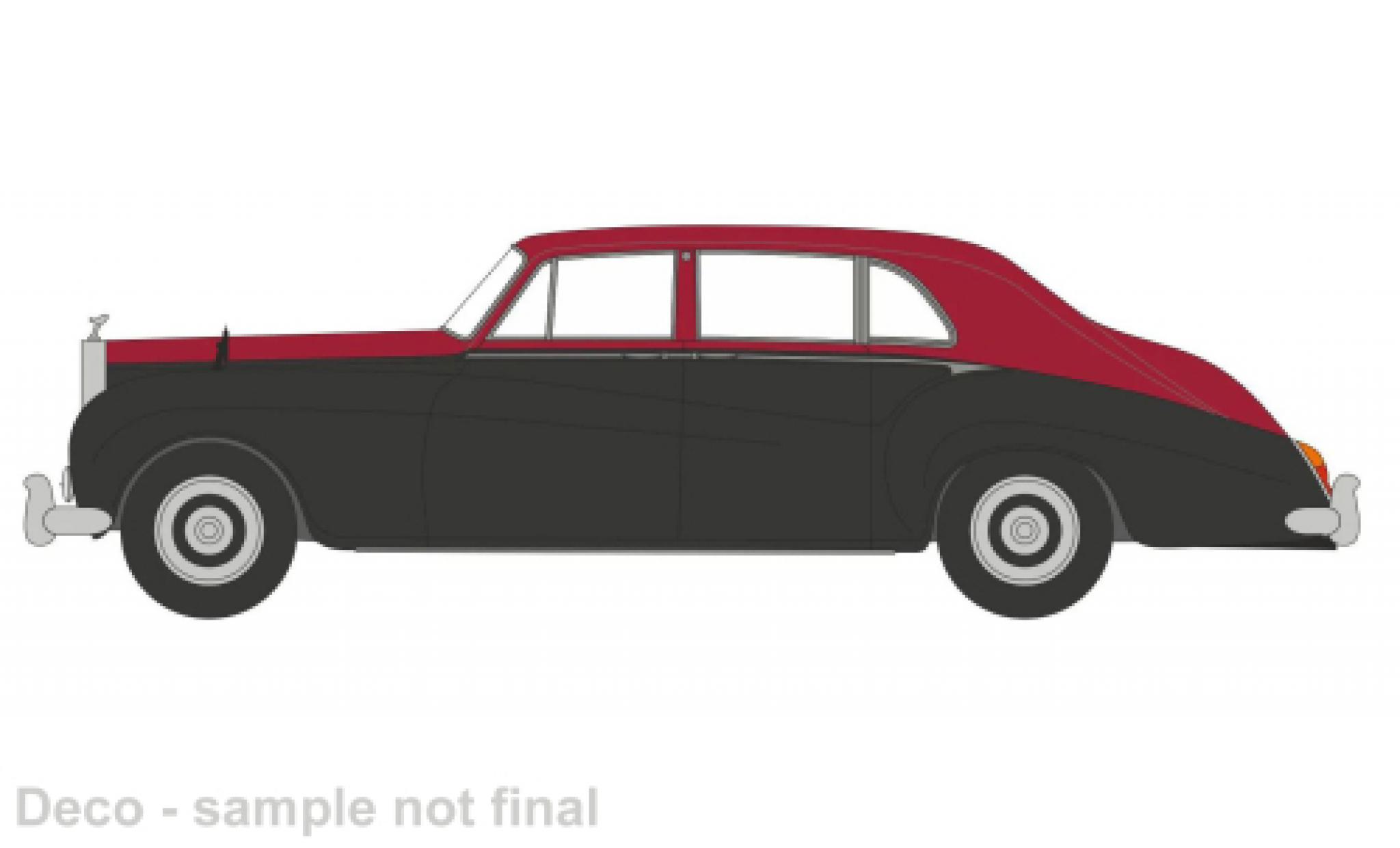 Rolls Royce Phantom 1/43 Oxford V James Young red/black 1:43 diecast model cars