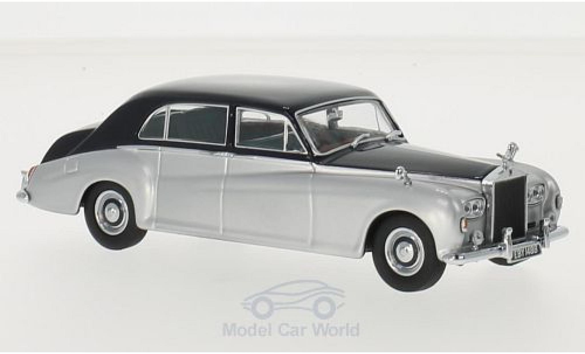 Rolls Royce Phantom 1/43 Oxford V James Young grey/blue RHD diecast model cars