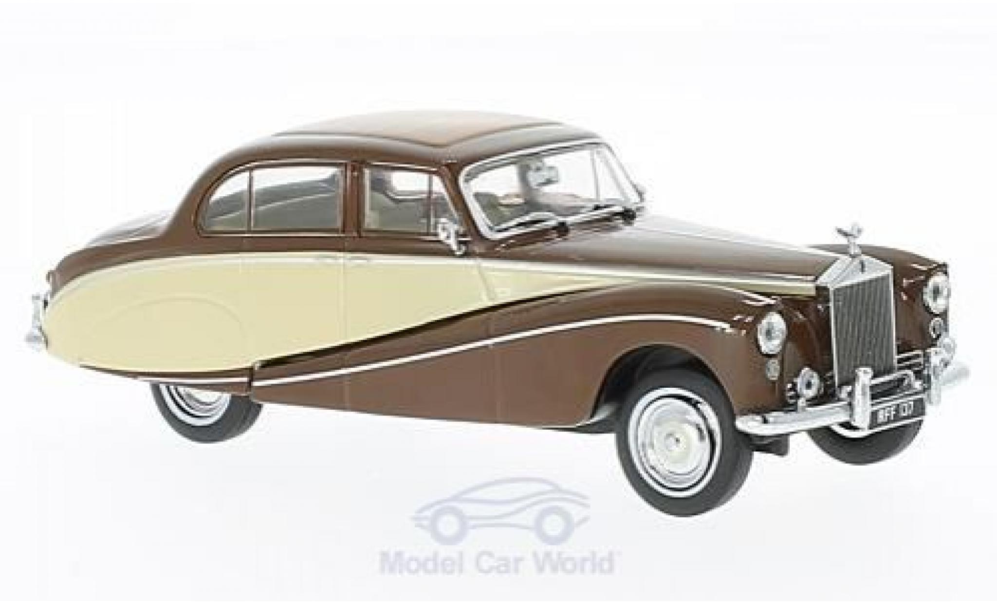 Rolls Royce Silver Cloud 1/43 Oxford Hooper Empress brown/beige RHD diecast model cars