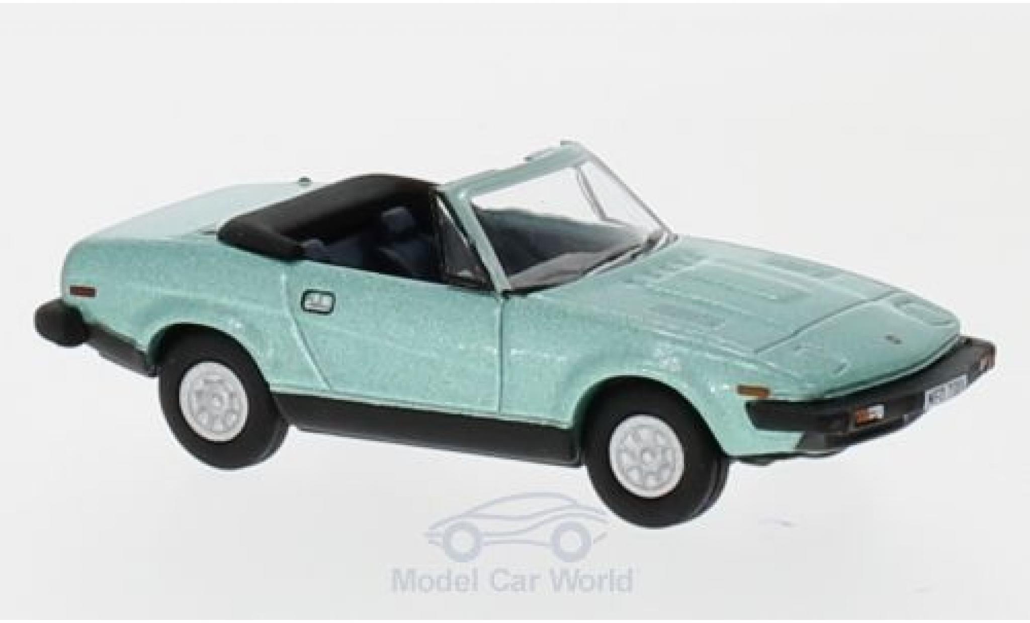 Triumph TR7 1/76 Oxford Convertible metallic t&uuml;rkis diecast model cars