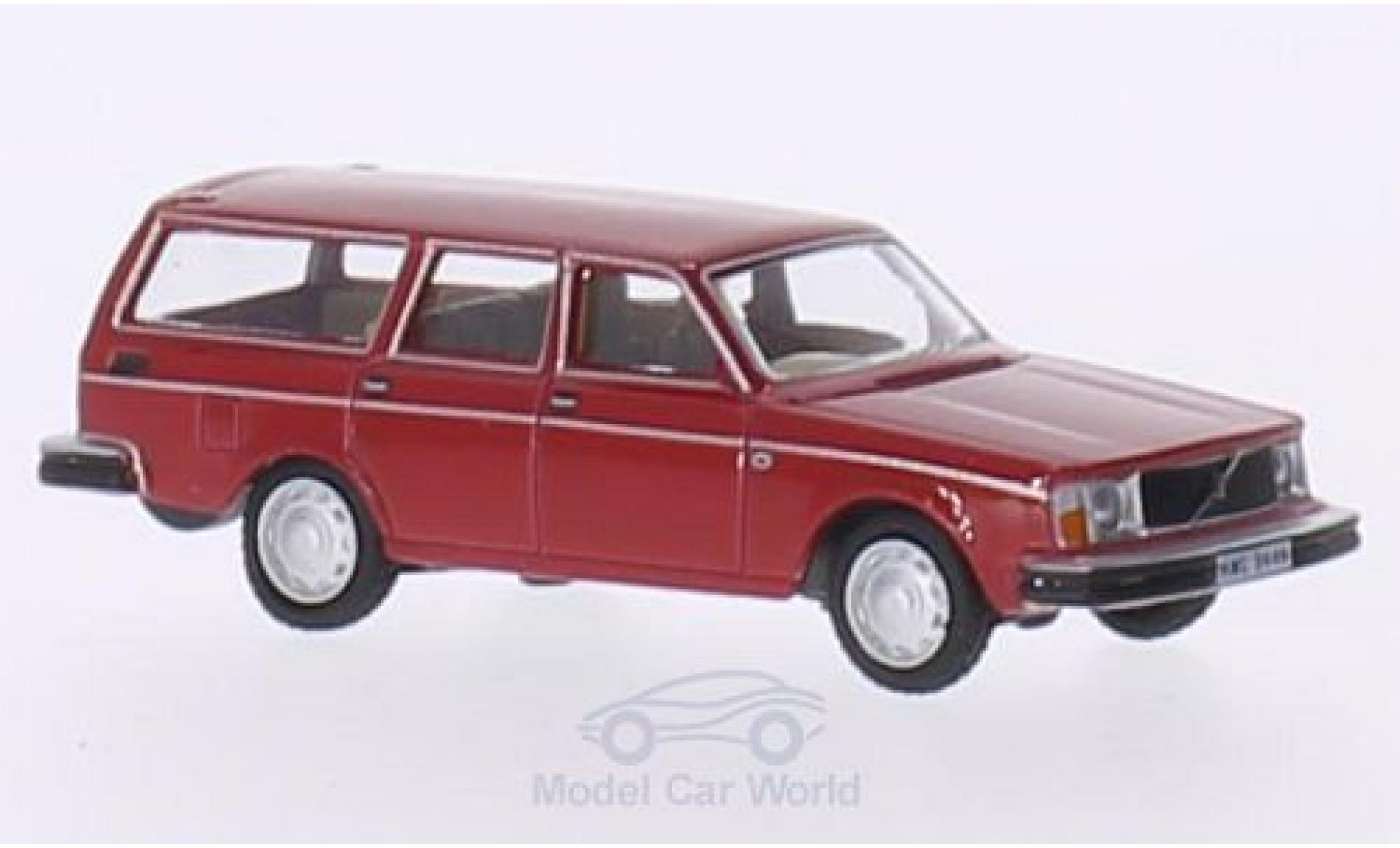 Volvo 245 1/76 Oxford Estate red RHD diecast model cars