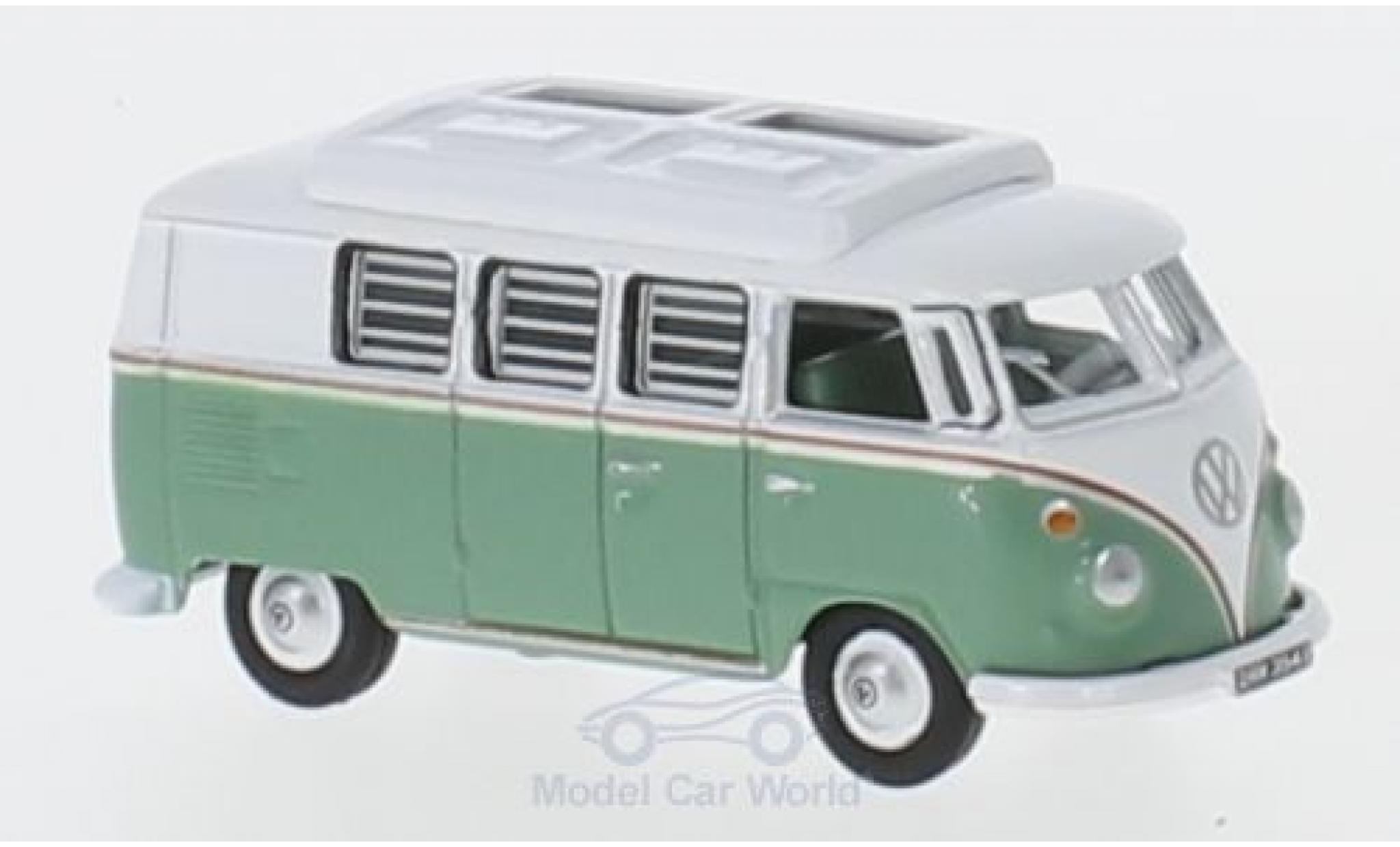 Volkswagen T1 A 1/76 Oxford Camper t&uuml;rkis/white diecast model cars