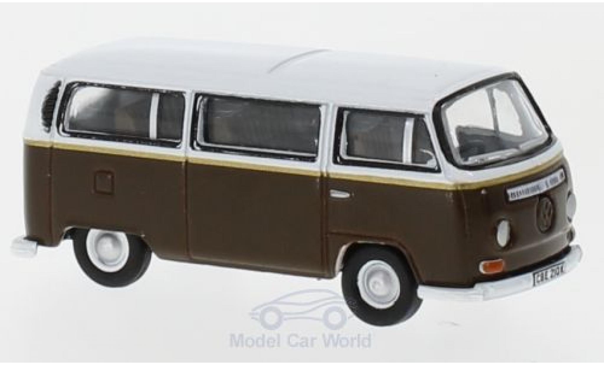 Volkswagen T2 B 1/76 Oxford Bay Window brown/white Auf Wiedersehn Pet diecast model cars