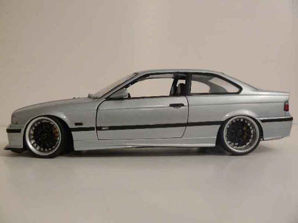 Bmw M3 coupe E36 grey jantes bbs 1/18 Ut Models