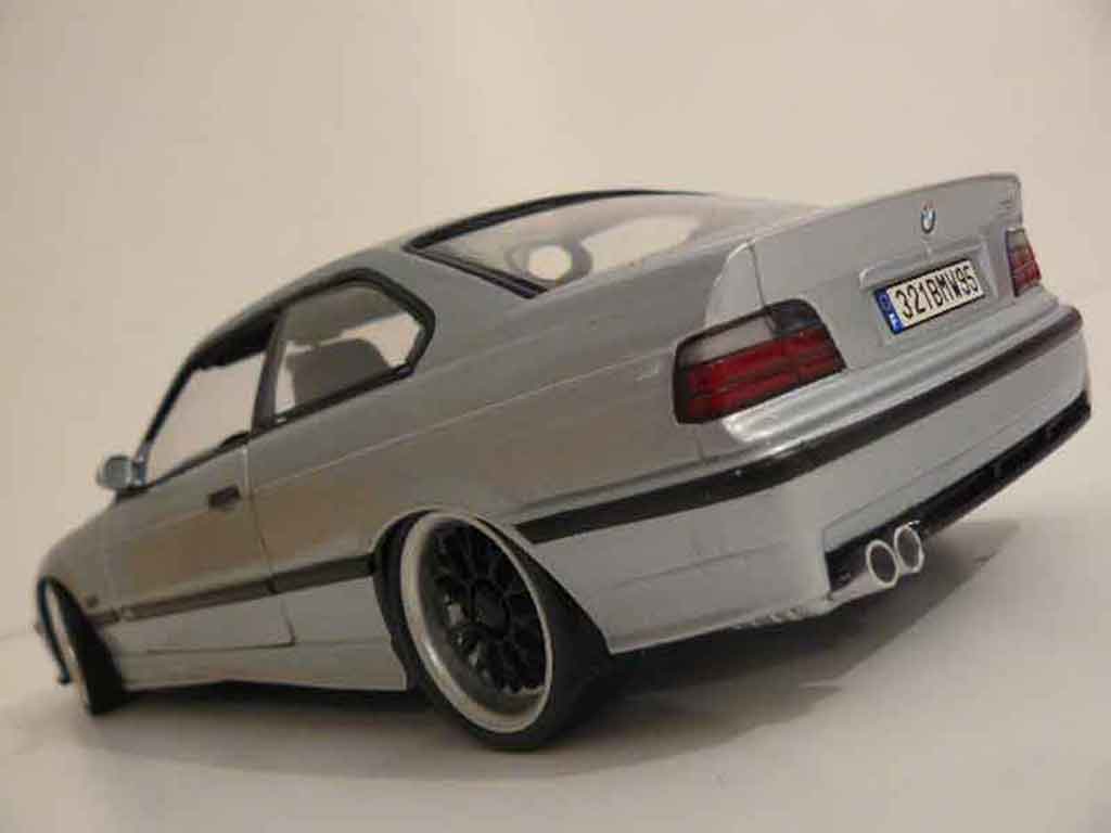 Bmw M3 coupe E36 grey jantes bbs 1/18 Ut Models