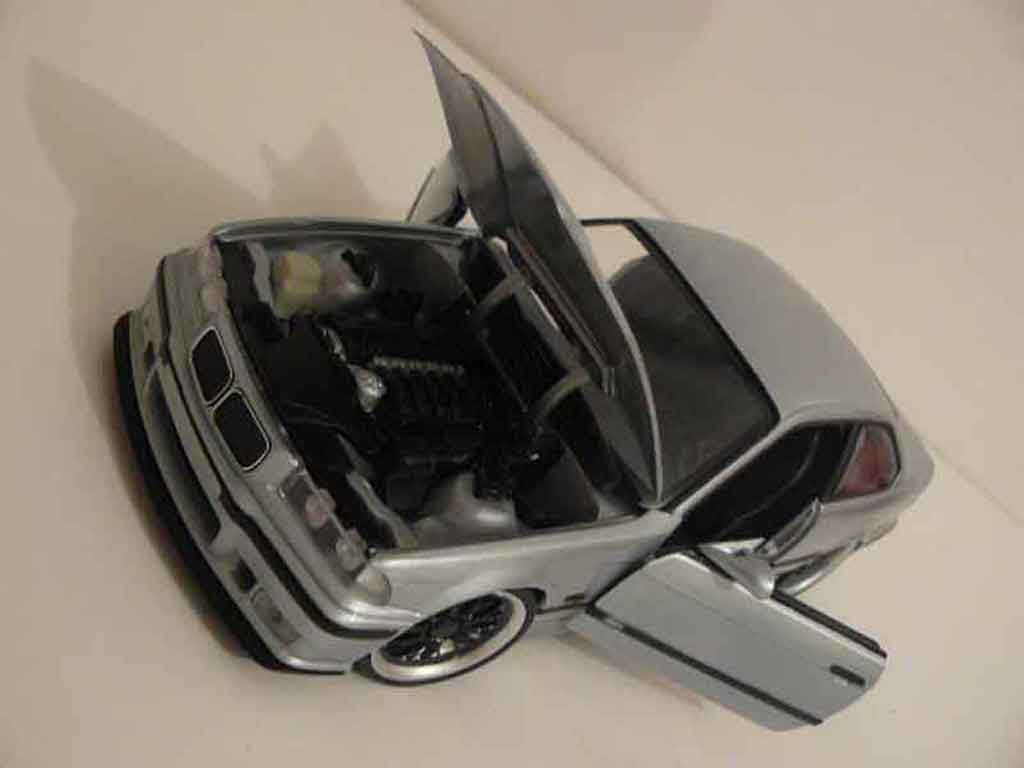 Bmw M3 coupe E36 grey jantes bbs 1/18 Ut Models