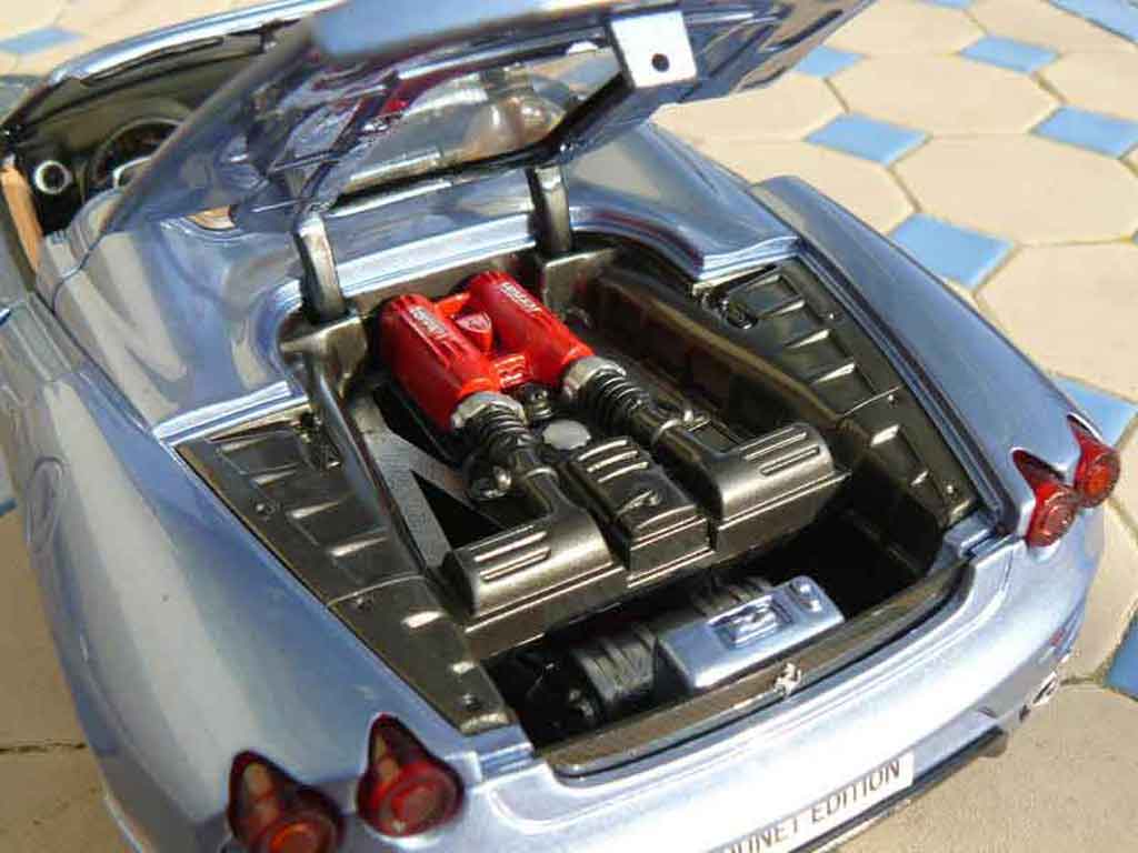 Ferrari F430 spider blue metallized 1/18 Hot Wheels