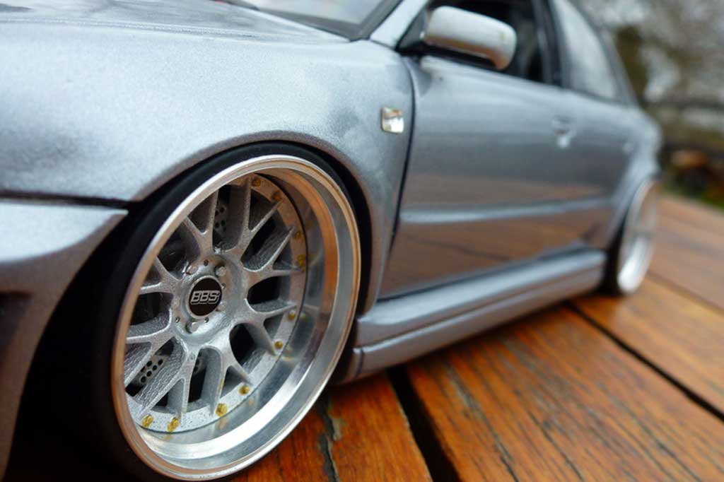 Audi S4 1/18 Ut Models grey jantes BBS 20 pouces diecast model cars