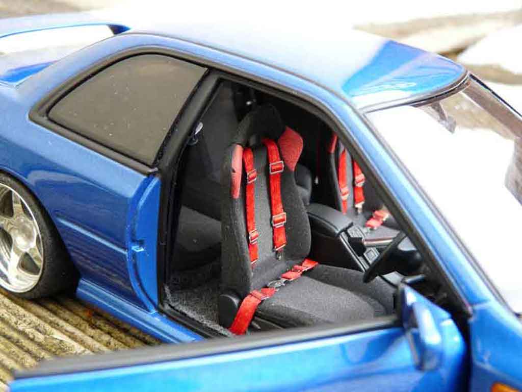 Subaru Impreza Type R gt turbo sti blue 1/18 Autoart