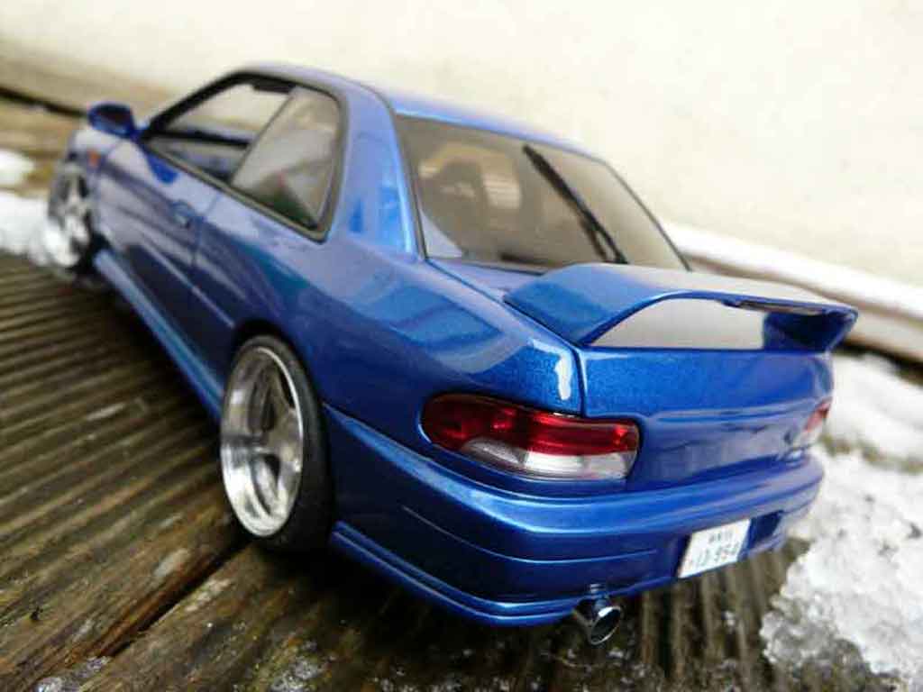 Subaru Impreza Type R gt turbo sti blue 1/18 Autoart