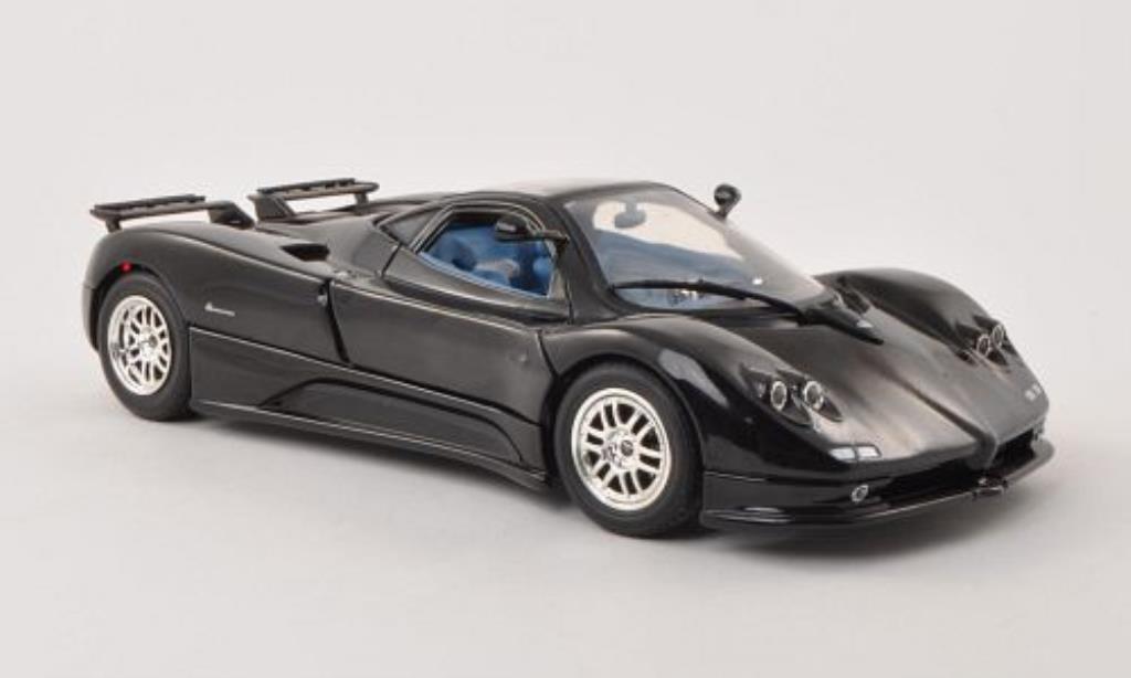 Pagani Zonda C12 1/18 Motormax C12 black 2004 diecast model cars