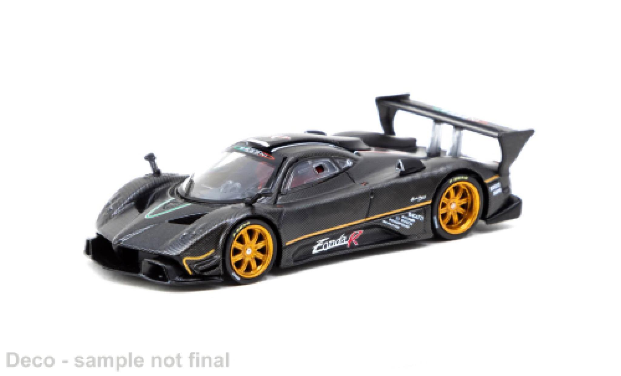 Pagani Zonda 1/64 Tarmac Works R black 2007 1:64 diecast model cars