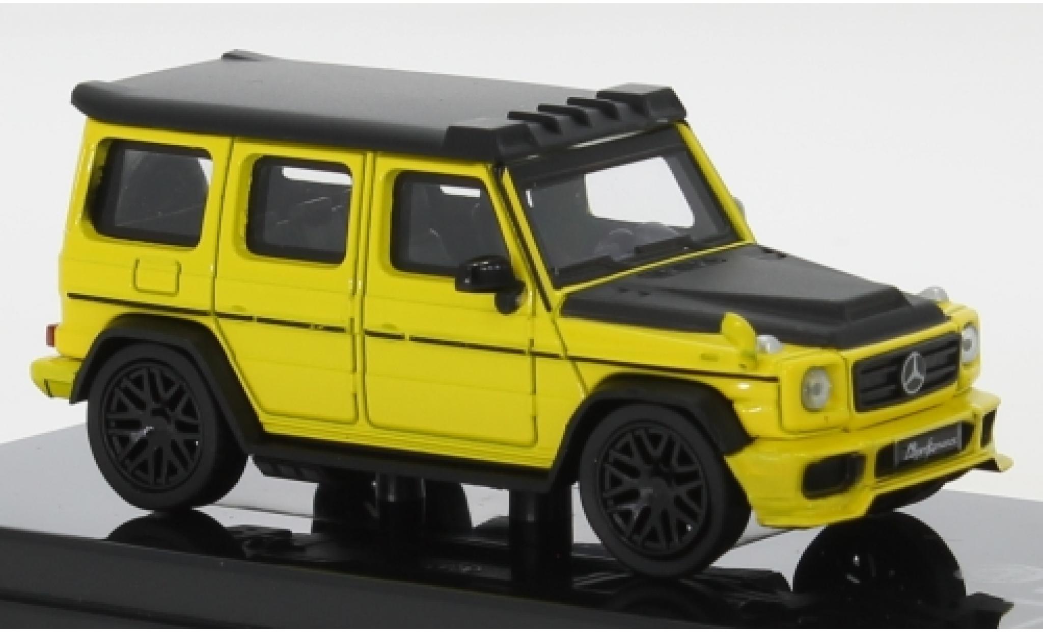 Mercedes Classe G 1/64 Para64 AMG G 63 Liberty Walk yellow/matt-black 2018 diecast model cars