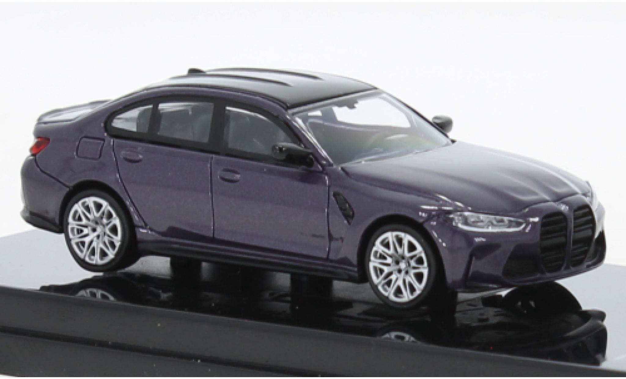 Bmw M3 1/64 Para64 (G80) metallise purple/black 2020 diecast model cars