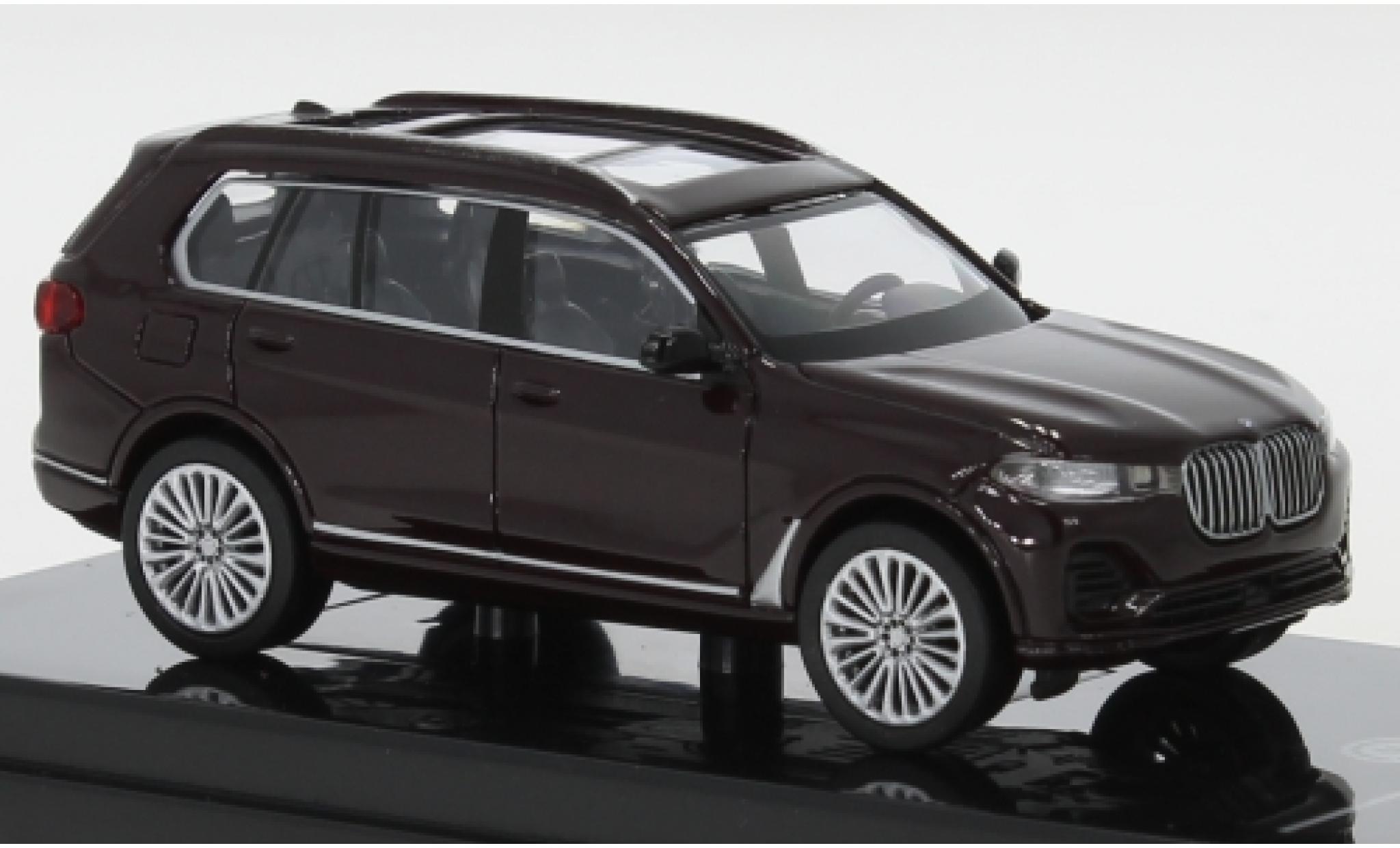 Bmw X7 1/64 Para64 (G07) red fonc&eacute; diecast model cars