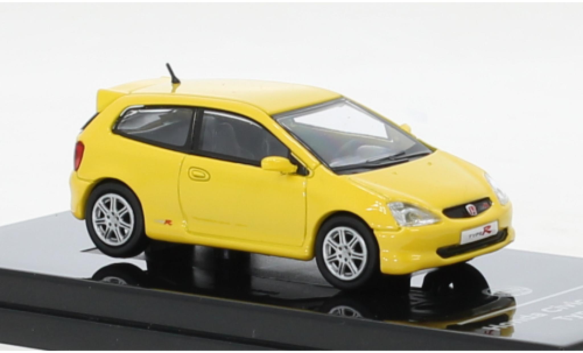 Honda Civic 1/64 Para64 Type R (EP3) yellow 2001 diecast model cars