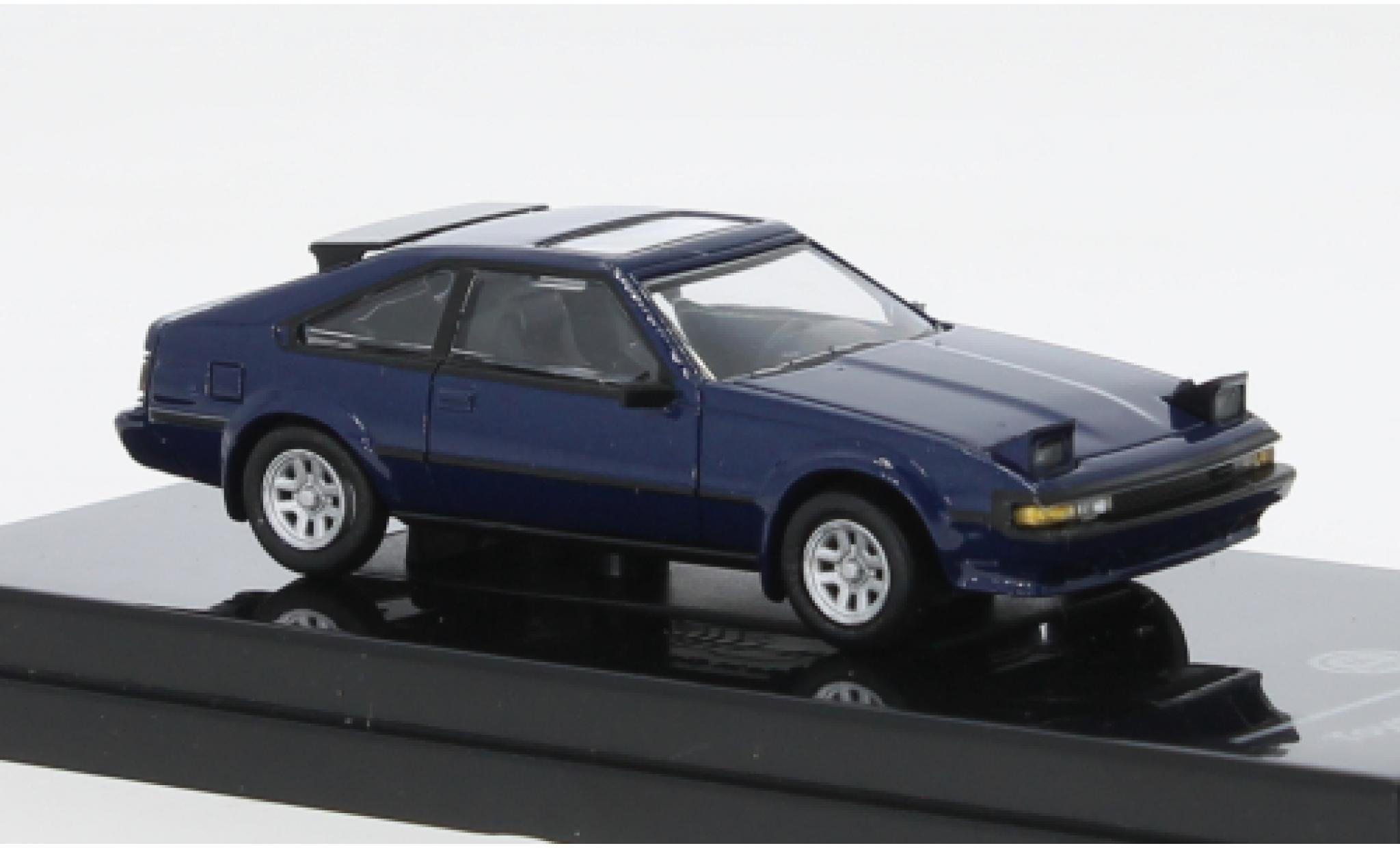 Toyota Celica 1/64 Para64 Supra blue fonc&eacute; 1984 diecast model cars