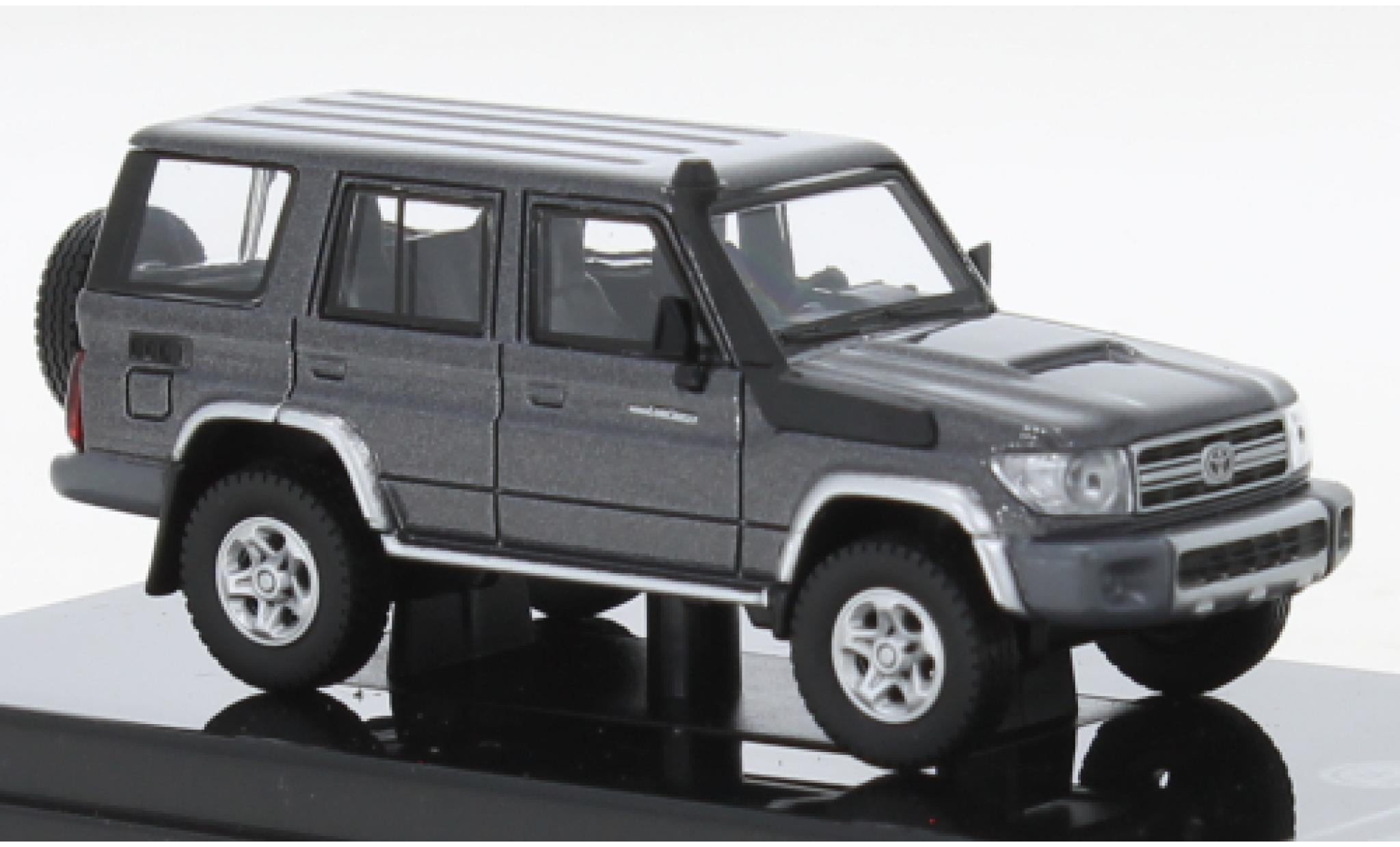 Toyota Land Cruiser 1/64 Para64 76 metallise grey/white 2014 diecast model cars