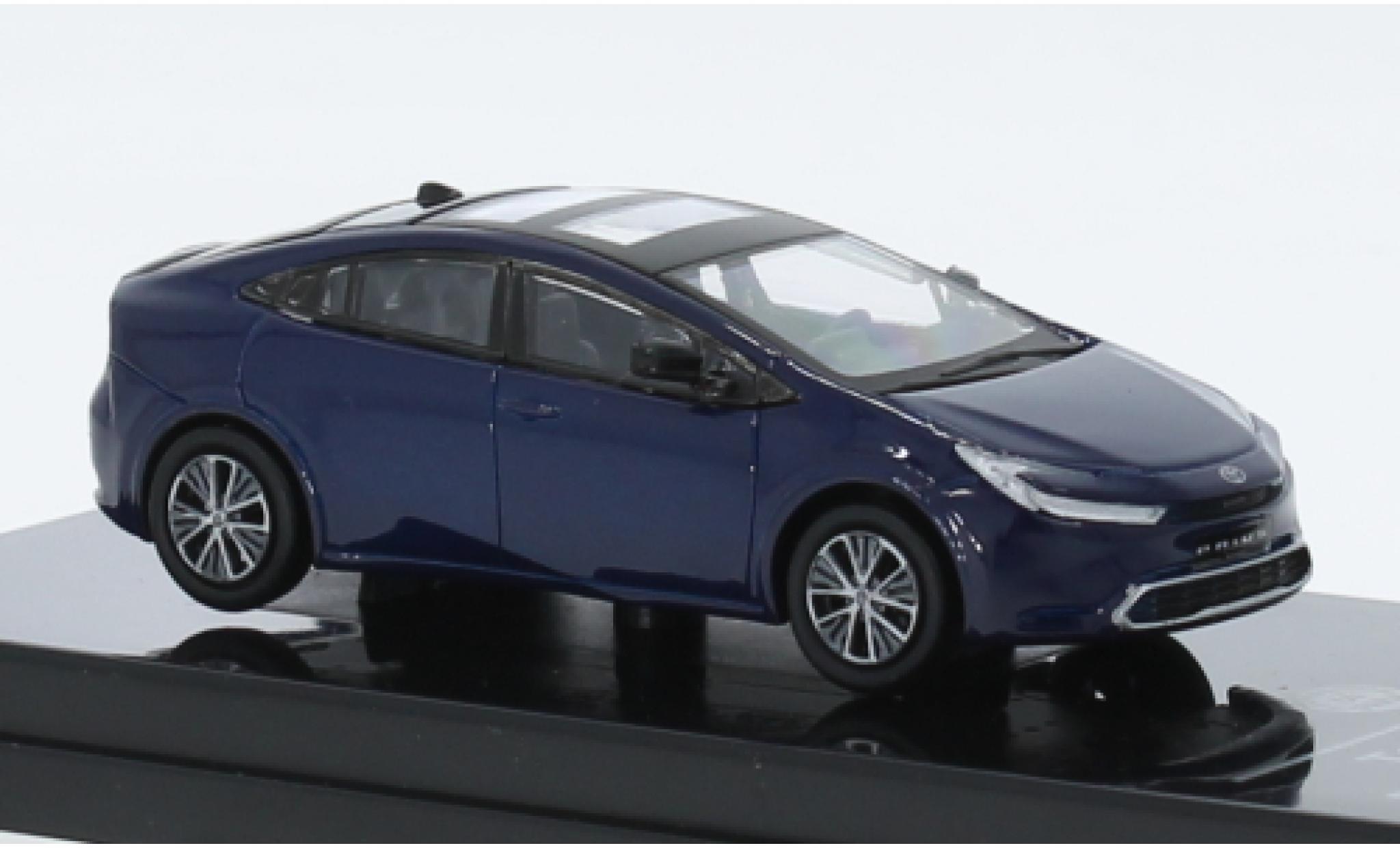 Toyota Prius 1/64 Para64 blue fonc&eacute; 2023 diecast model cars