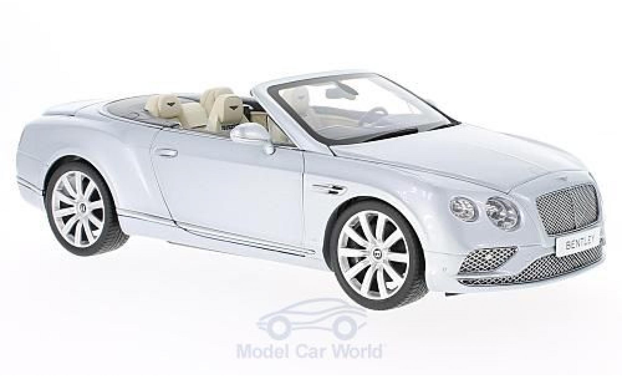 Bentley Continental T 1/18 Paragon GT Convertible grey 2016 diecast model cars