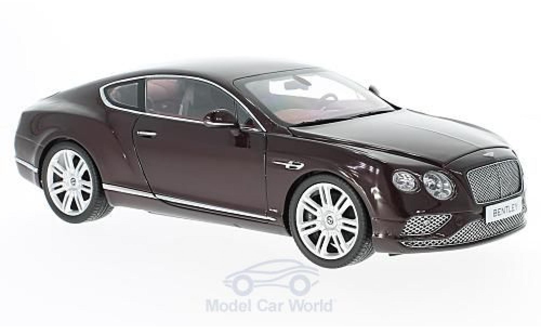 Bentley Continental T 1/18 Paragon GT red 2016 diecast model cars