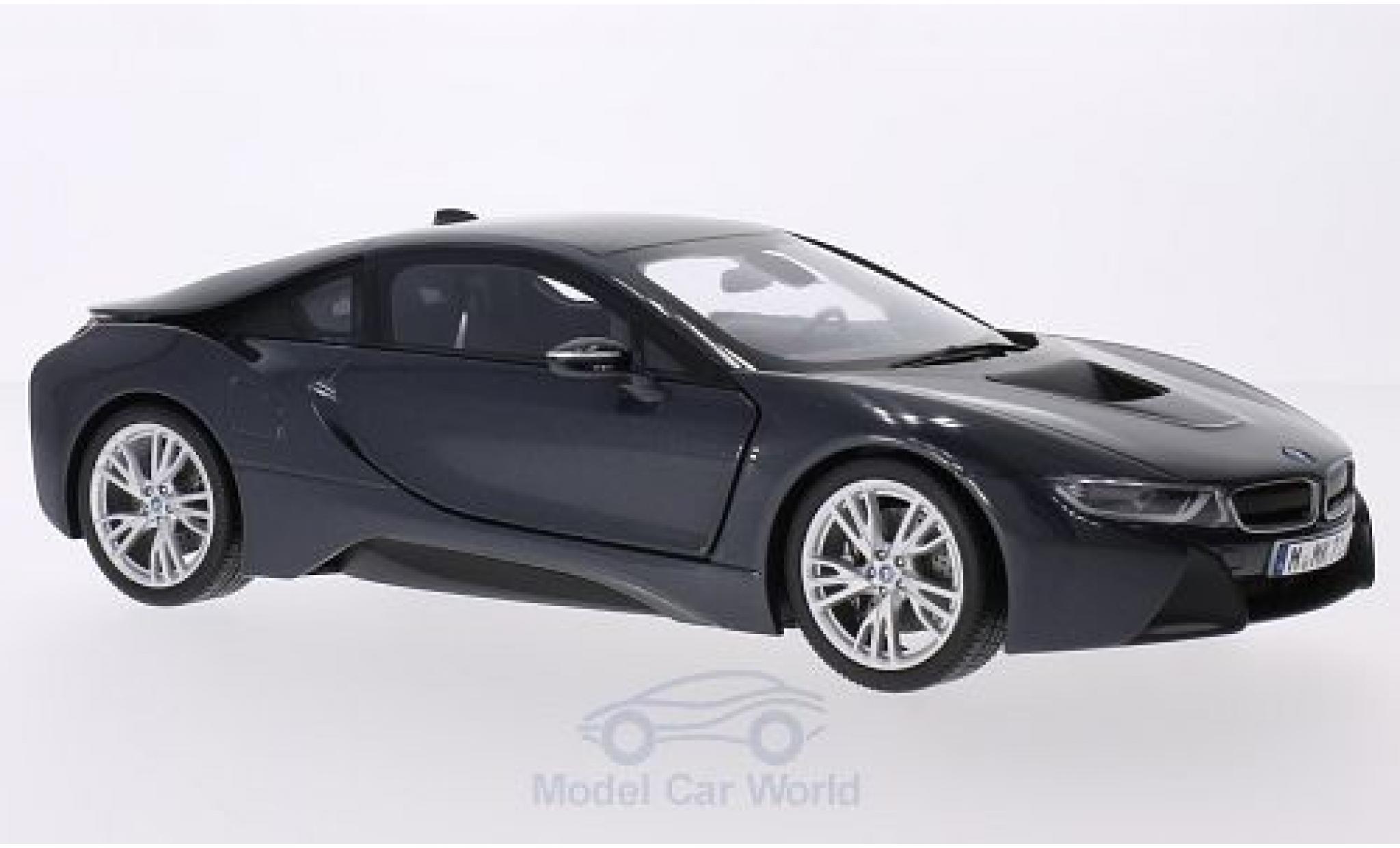 Bmw i8 1/18 Paragon metallic grey diecast model cars