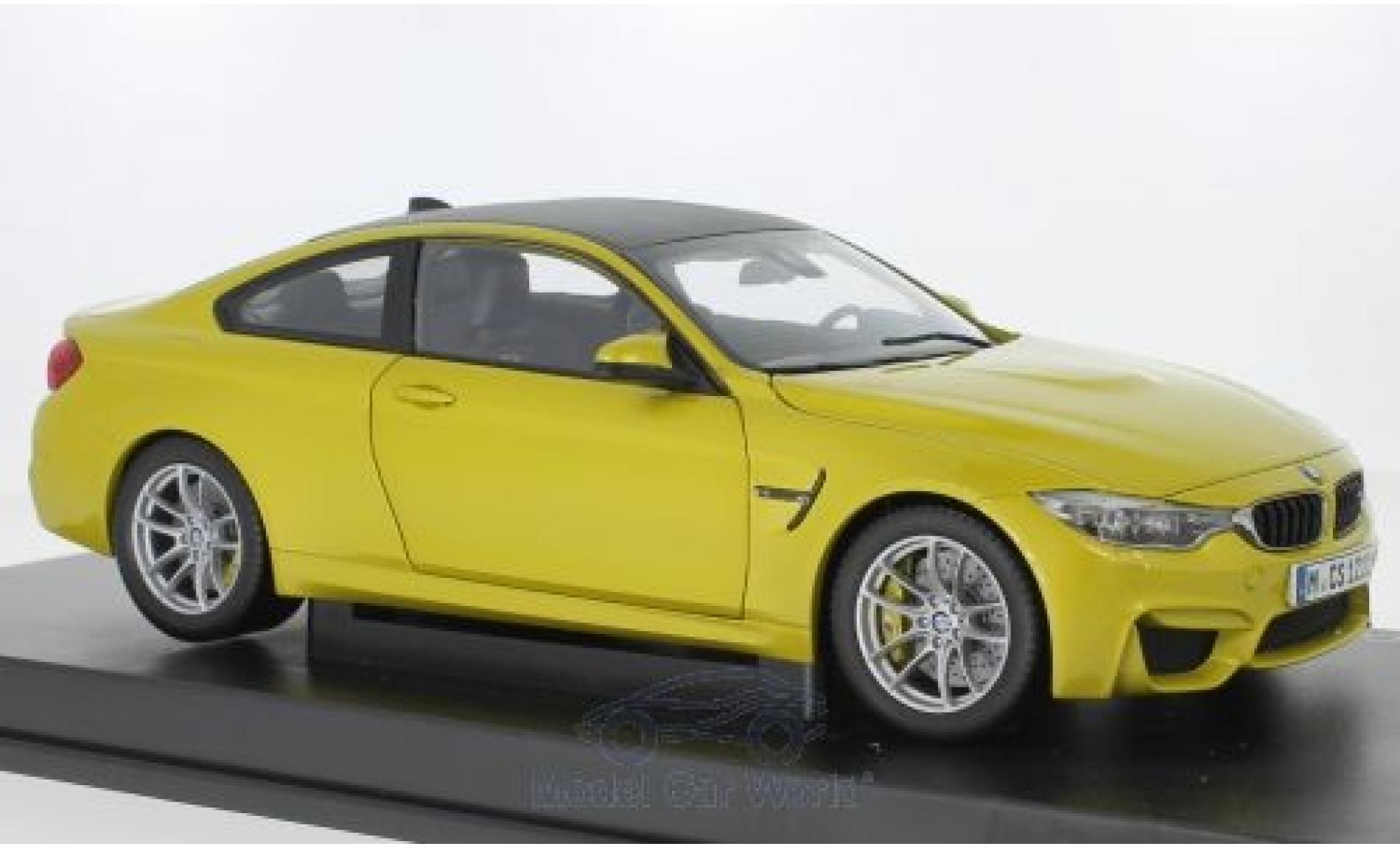 Bmw M4 1/18 Paragon (F83) Coupe metallic yellow diecast model cars