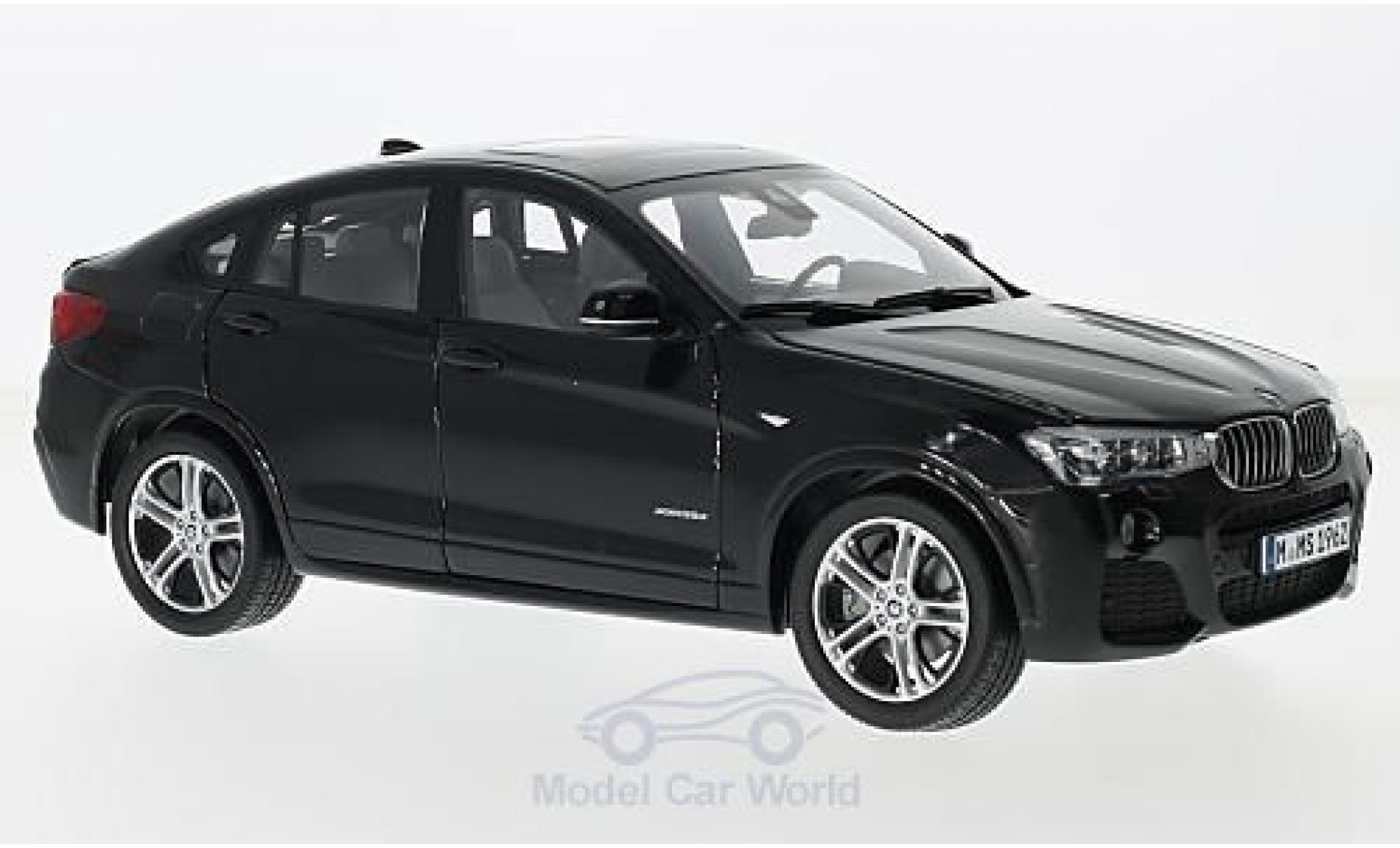 Bmw X4 F26 1/18 Paragon (F26) metallic black diecast model cars