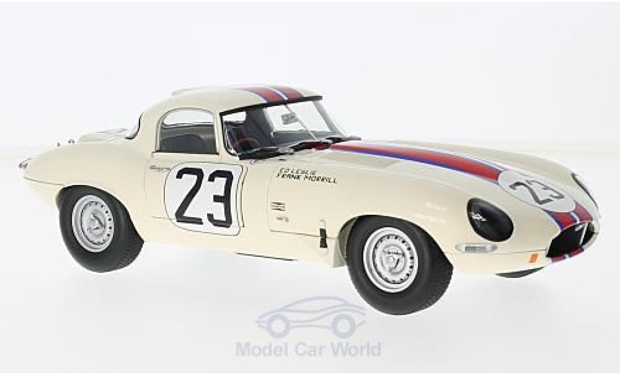 Jaguar E-Type 1/18 Paragon Lightweight No.23 Kjell Qvalle (USA) Sebring 1963 E.Leslie/F.Morrill diecast model cars