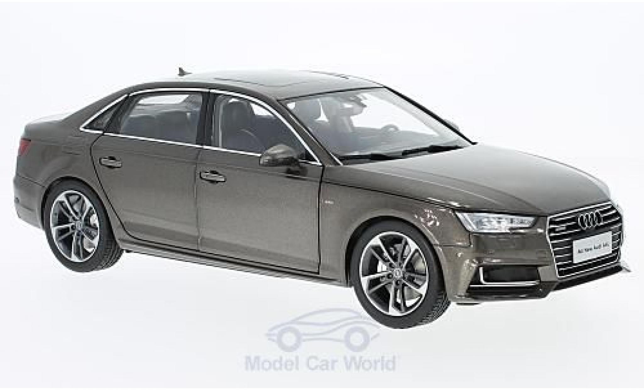Audi A4 1/18 Paudi L brown 2017 ohne Vitrine diecast model cars