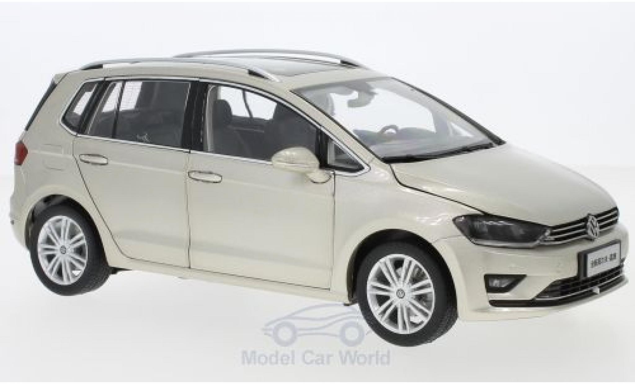 Volkswagen Golf 1/18 Paudi Sportsvan metallic beige 2018 diecast model cars