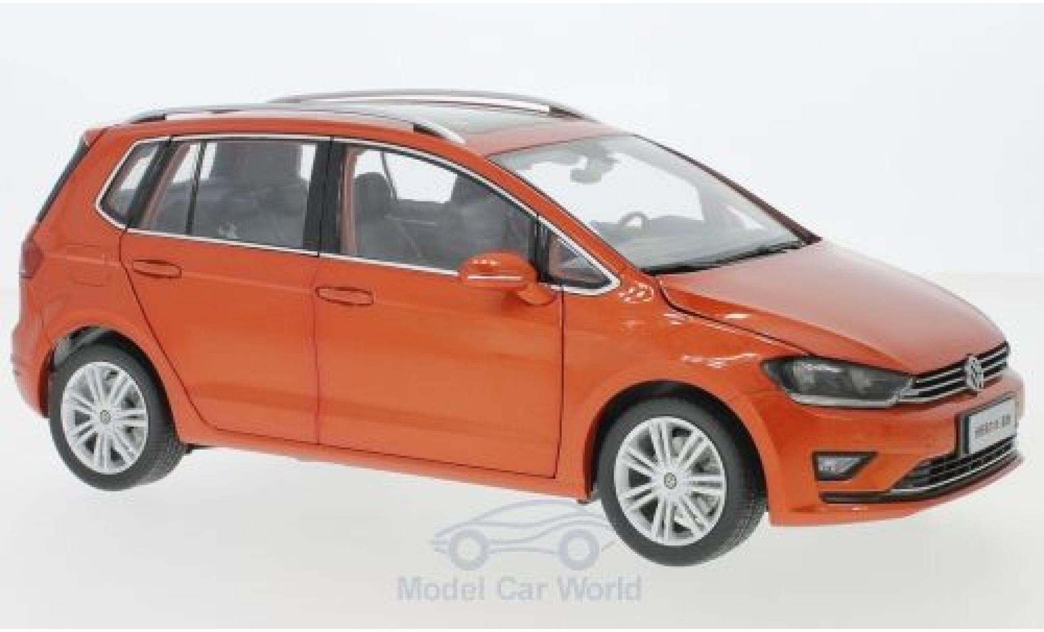 Volkswagen Golf 1/18 Paudi Sportsvan metallic orange 2018 diecast model cars