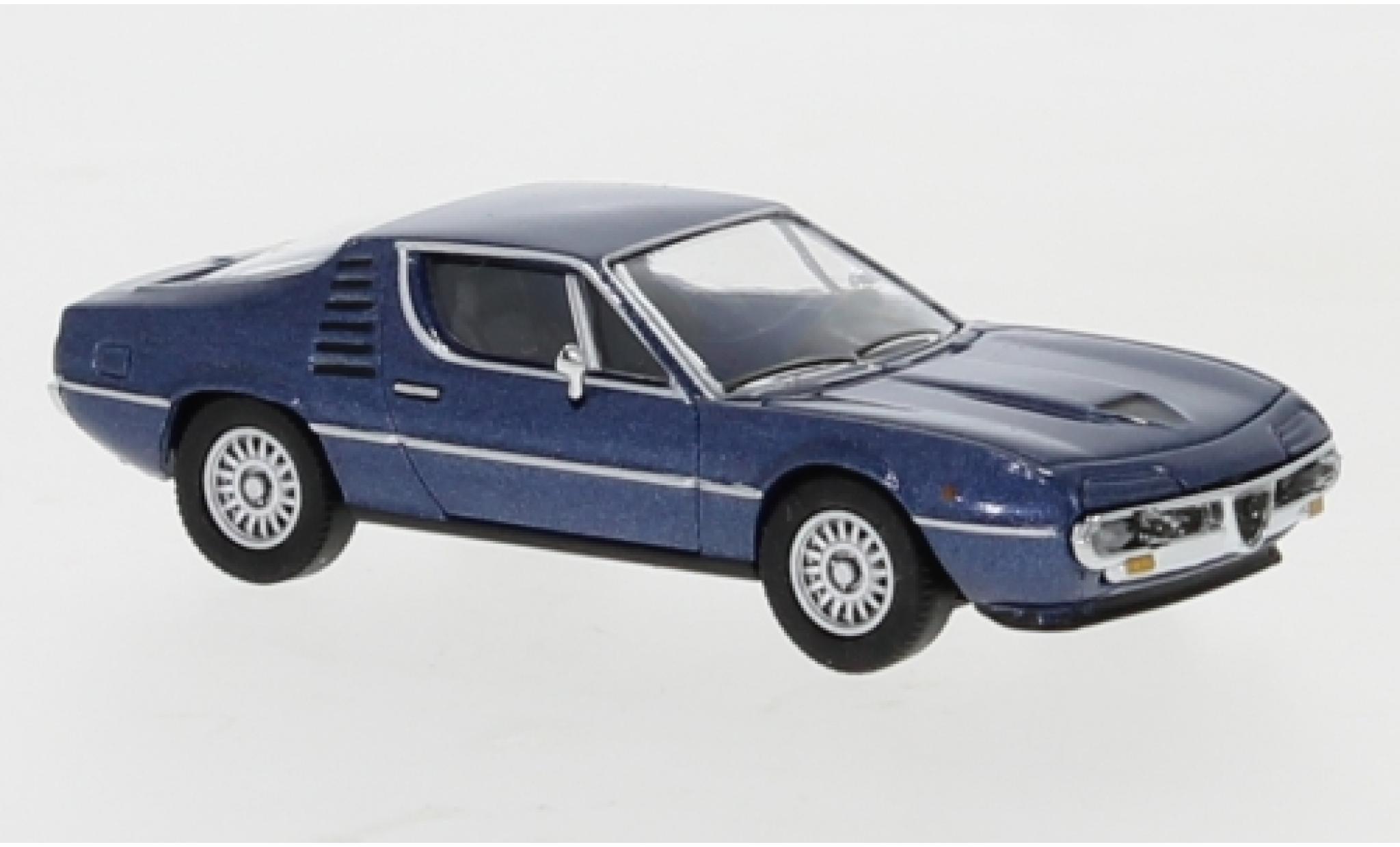Alfa Romeo Montreal 1/87 PCX87 metallic blue 1970 diecast model cars