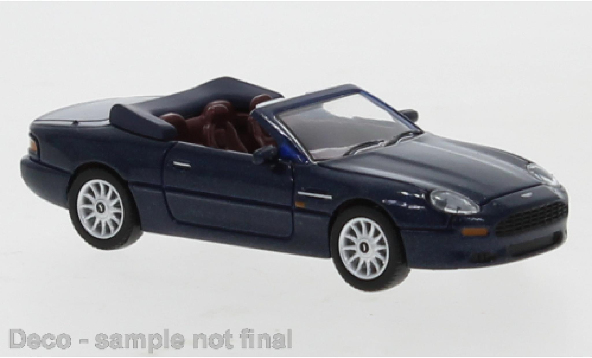 Aston Martin DB7 1/87 PCX87 Volante metallic blue RHD 1994 diecast model cars
