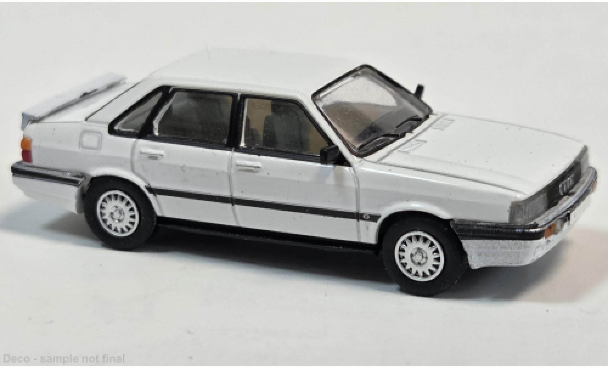 Audi 90 1/87 PCX87 white 1984 1:87 diecast model cars