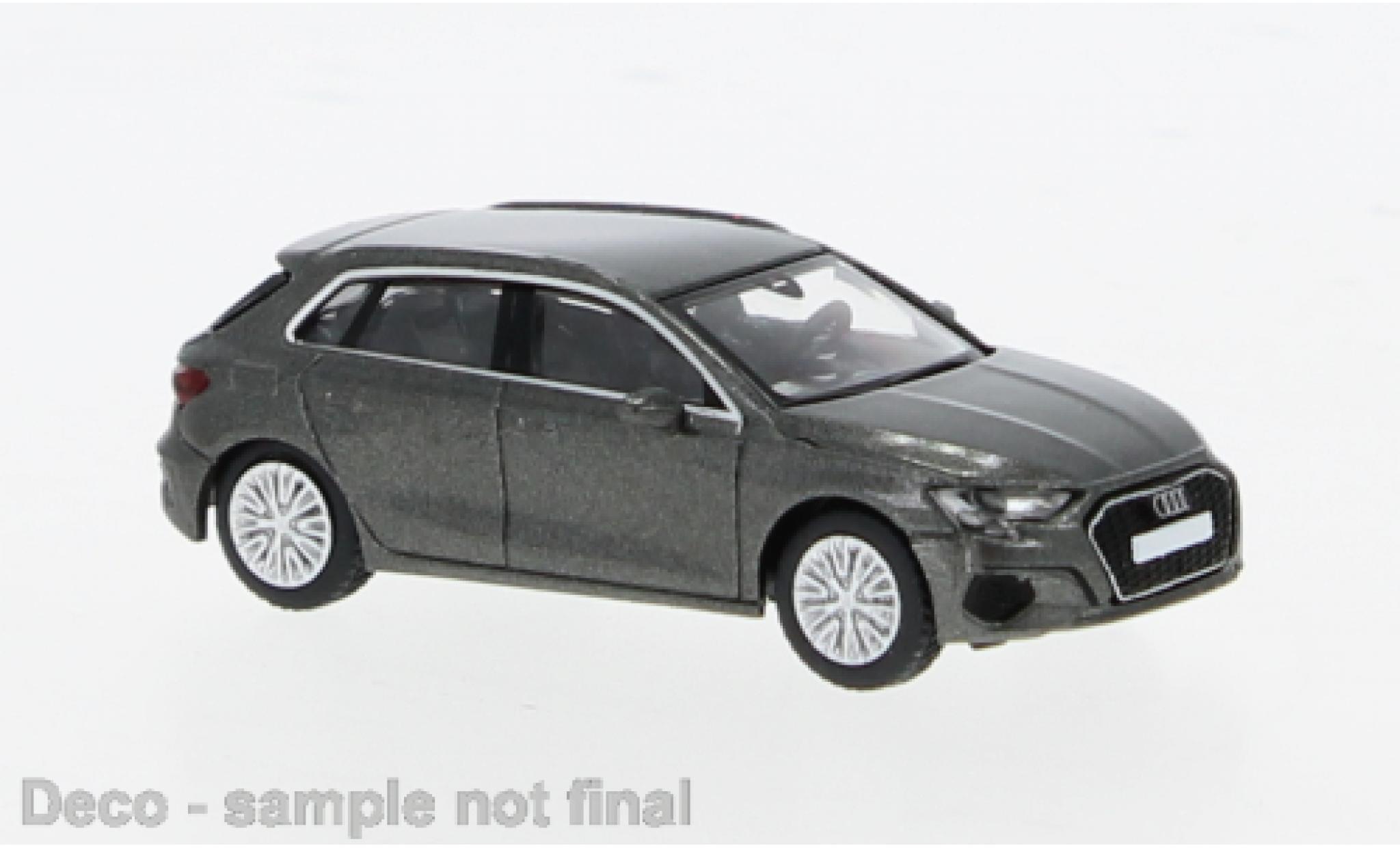 Audi A3 1/87 PCX87 (8Y) metallise grey 2022 1:87 diecast model cars