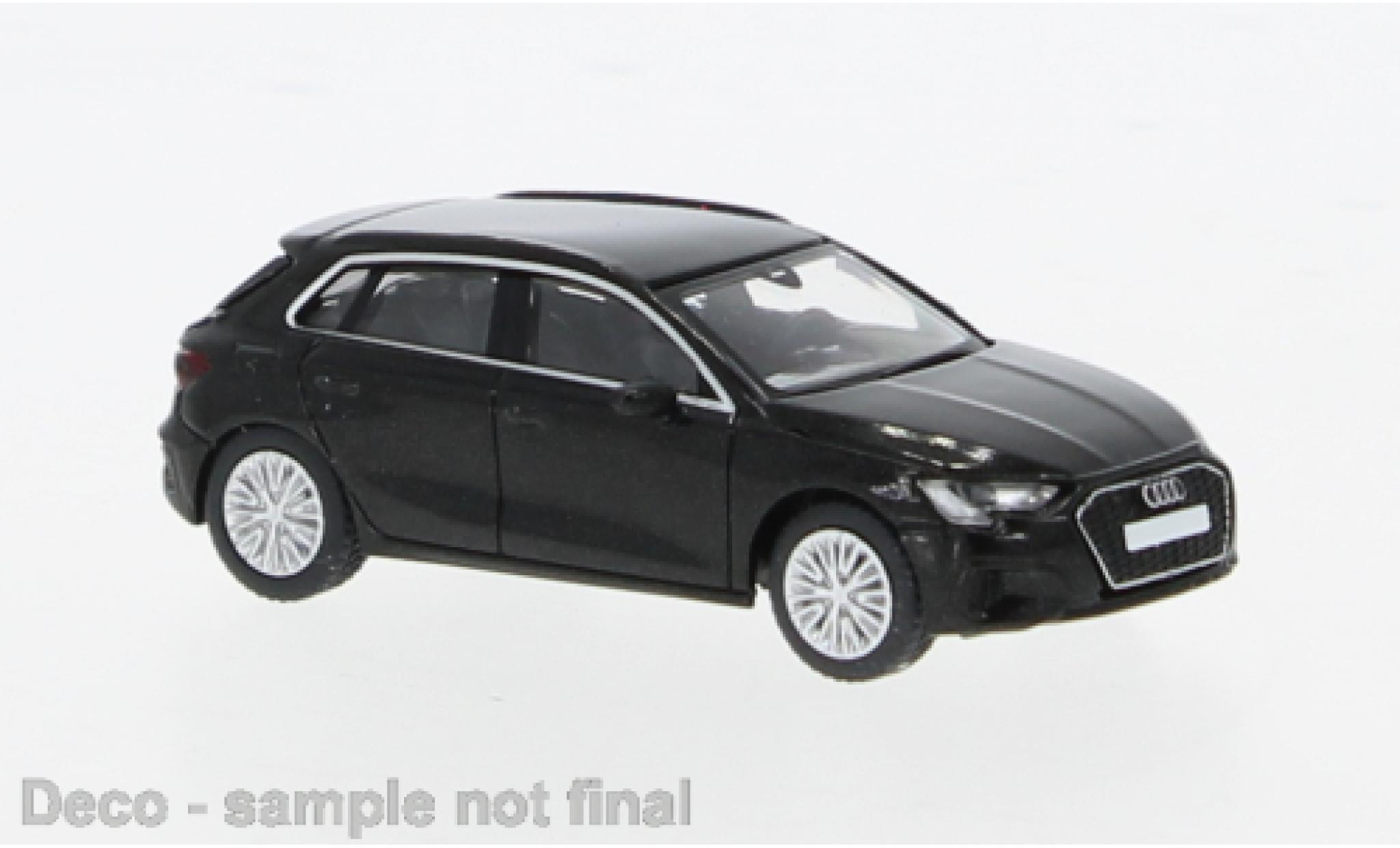 Audi A3 1/87 PCX87 (8Y) metallise black 2022 1:87 diecast model cars