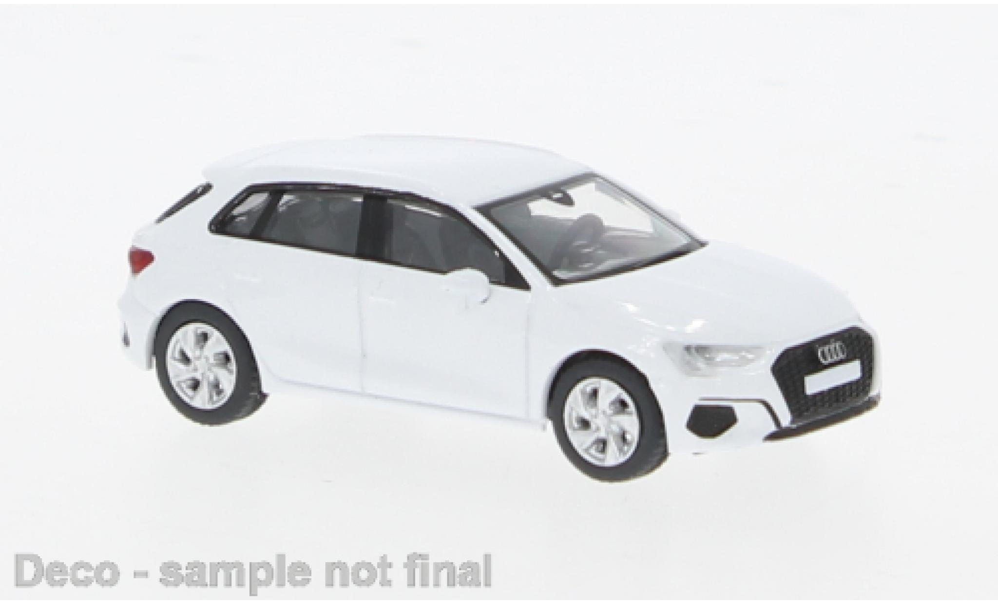 Audi A3 1/87 PCX87 (8Y) white 2022 1:87 diecast model cars